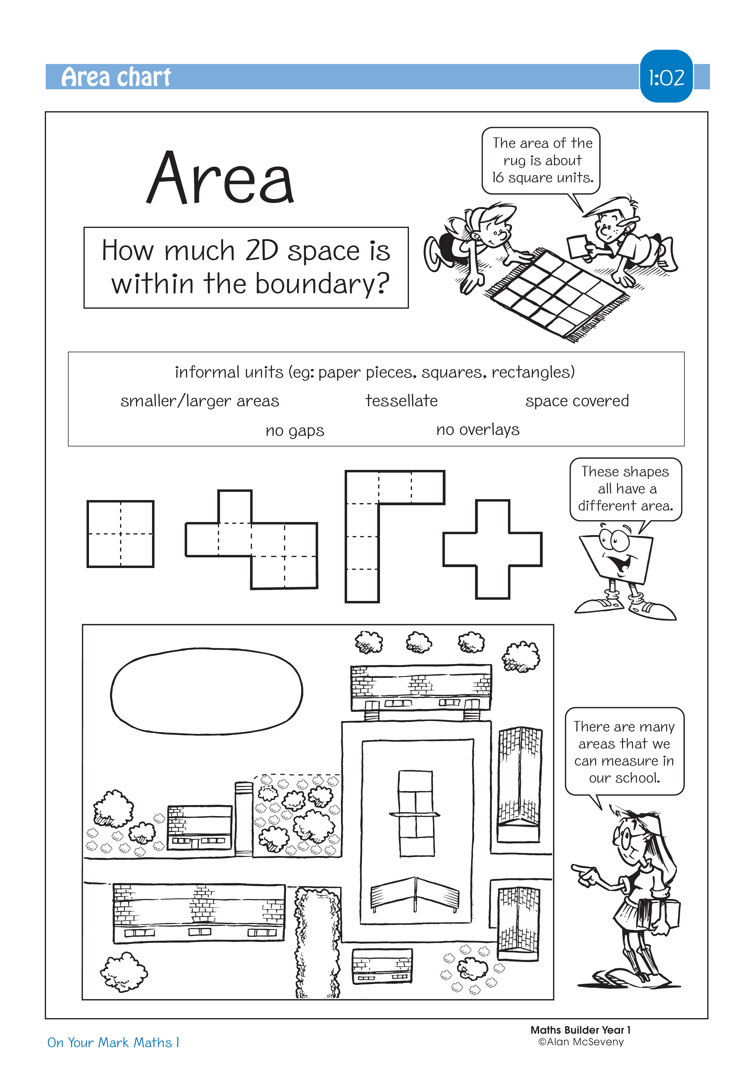 Area chart — worksheet preview