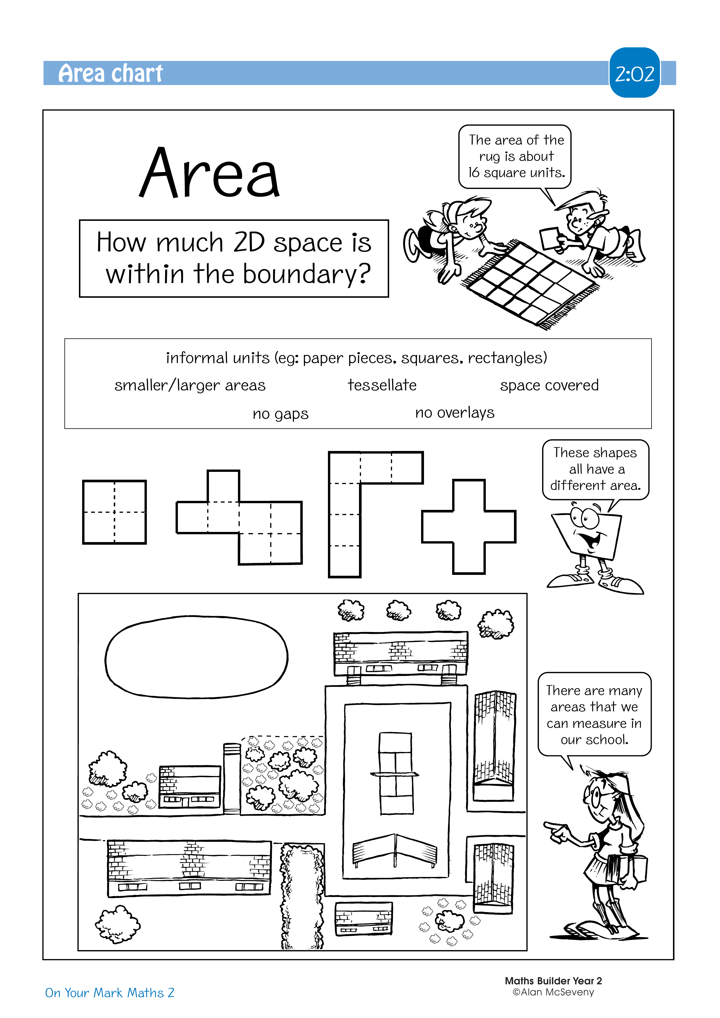 Area chart — worksheet preview