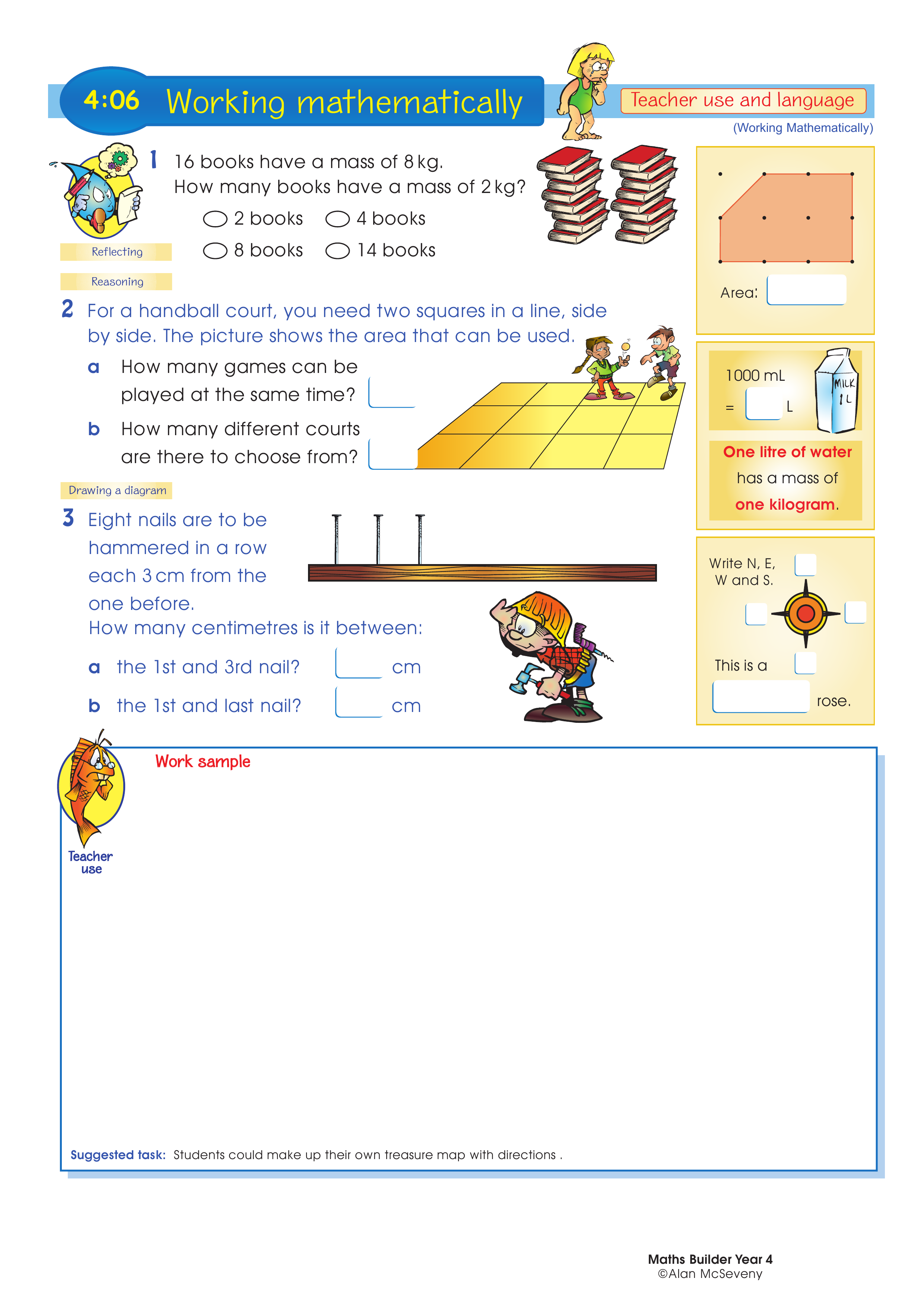 Working mathematically (and language) — worksheet preview