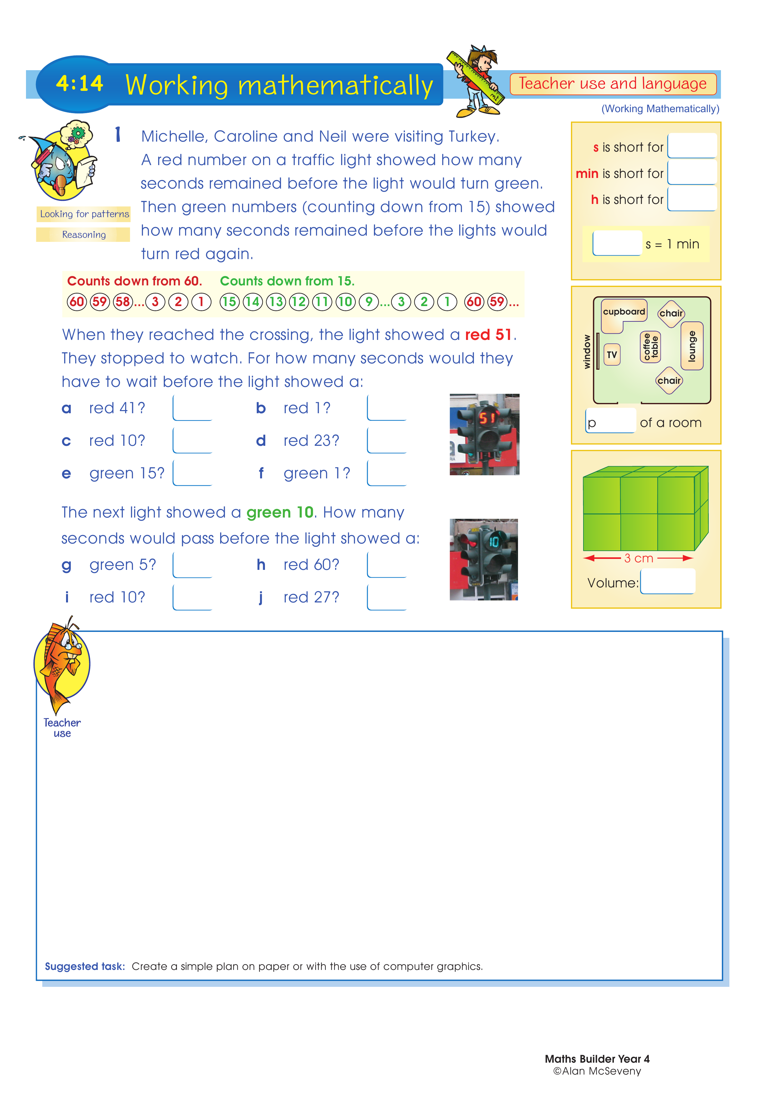 Working mathematically (and language) — worksheet preview