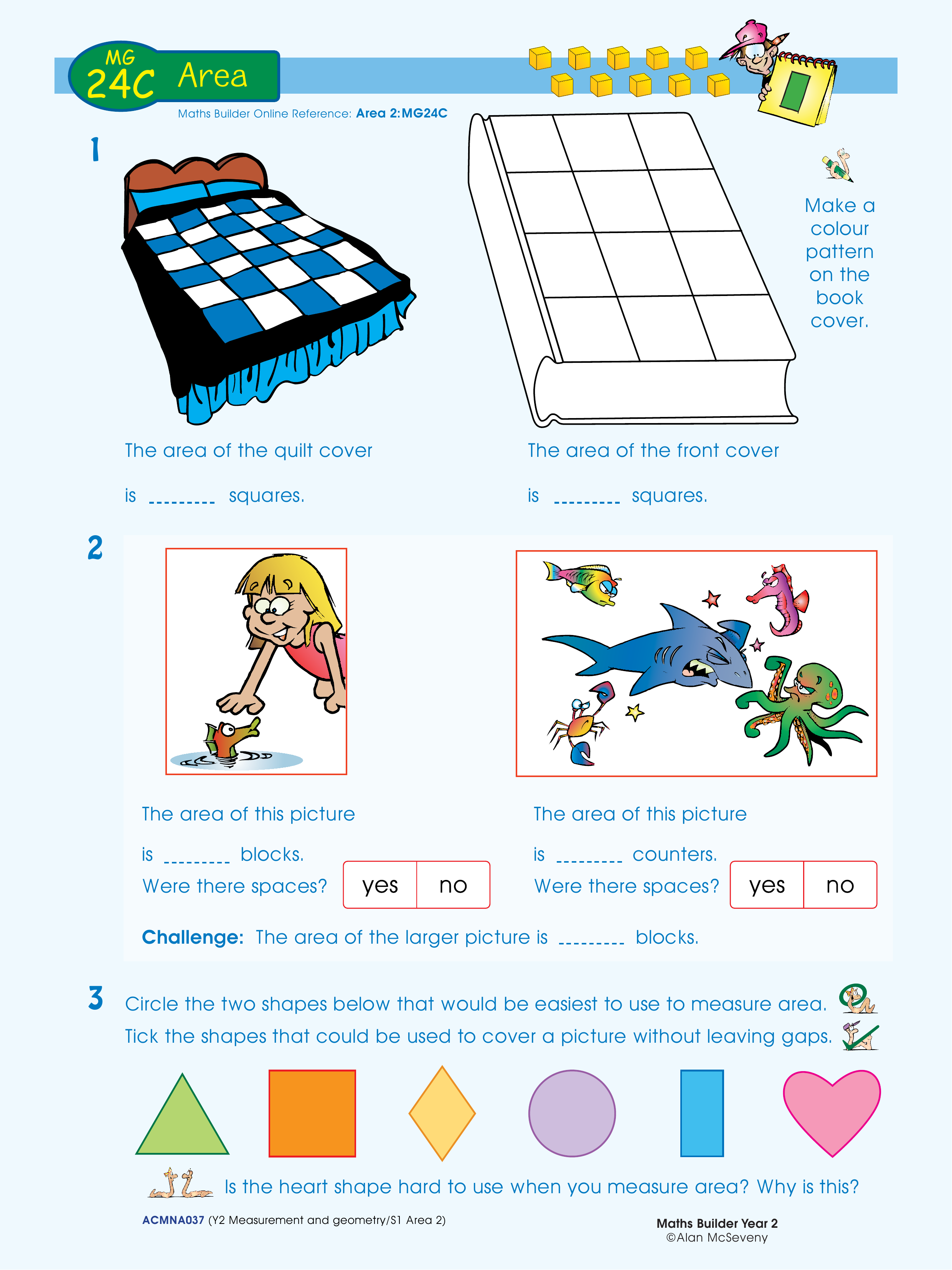 Area — worksheet preview
