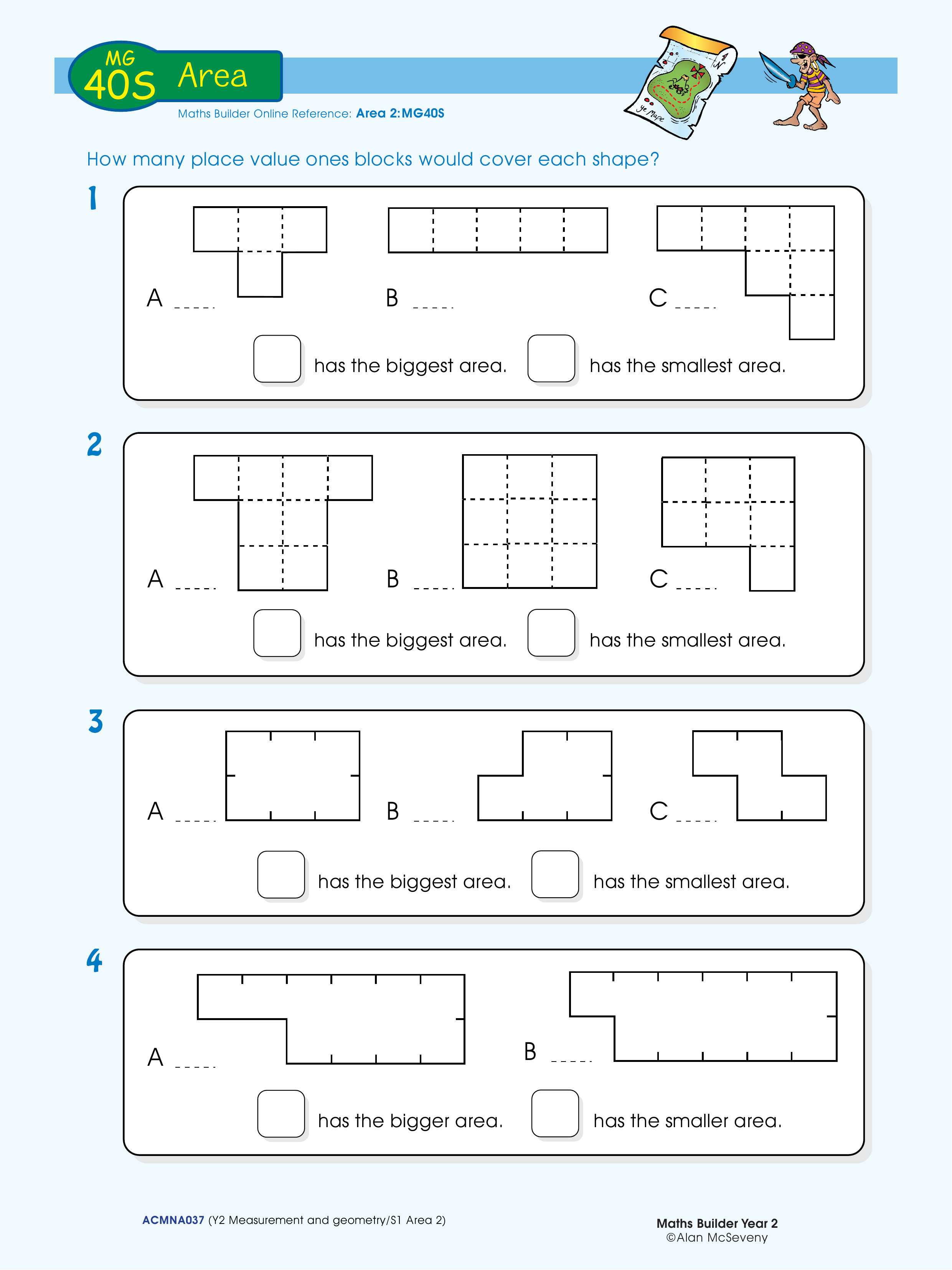 Area — worksheet preview