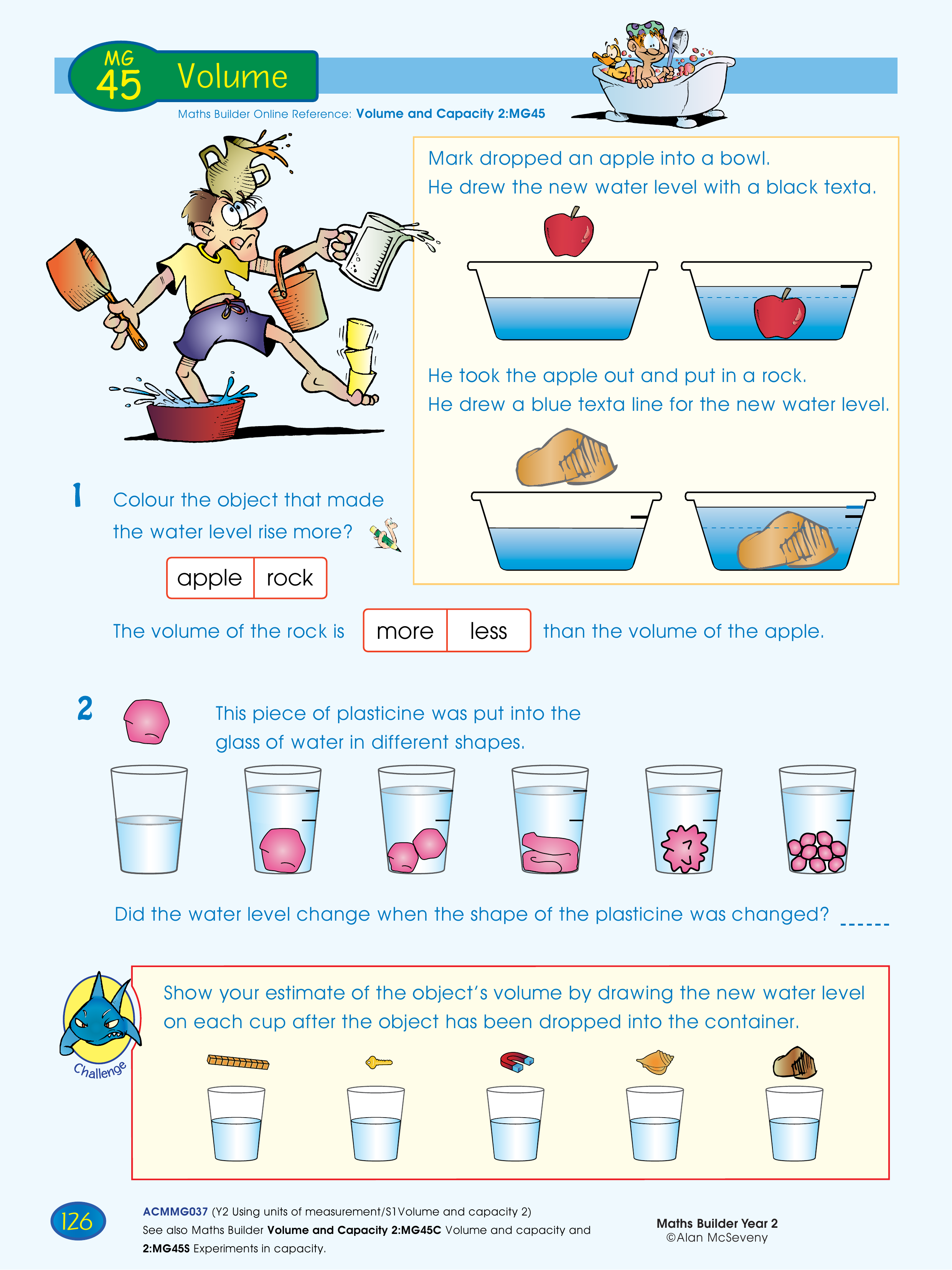 Volume — worksheet preview