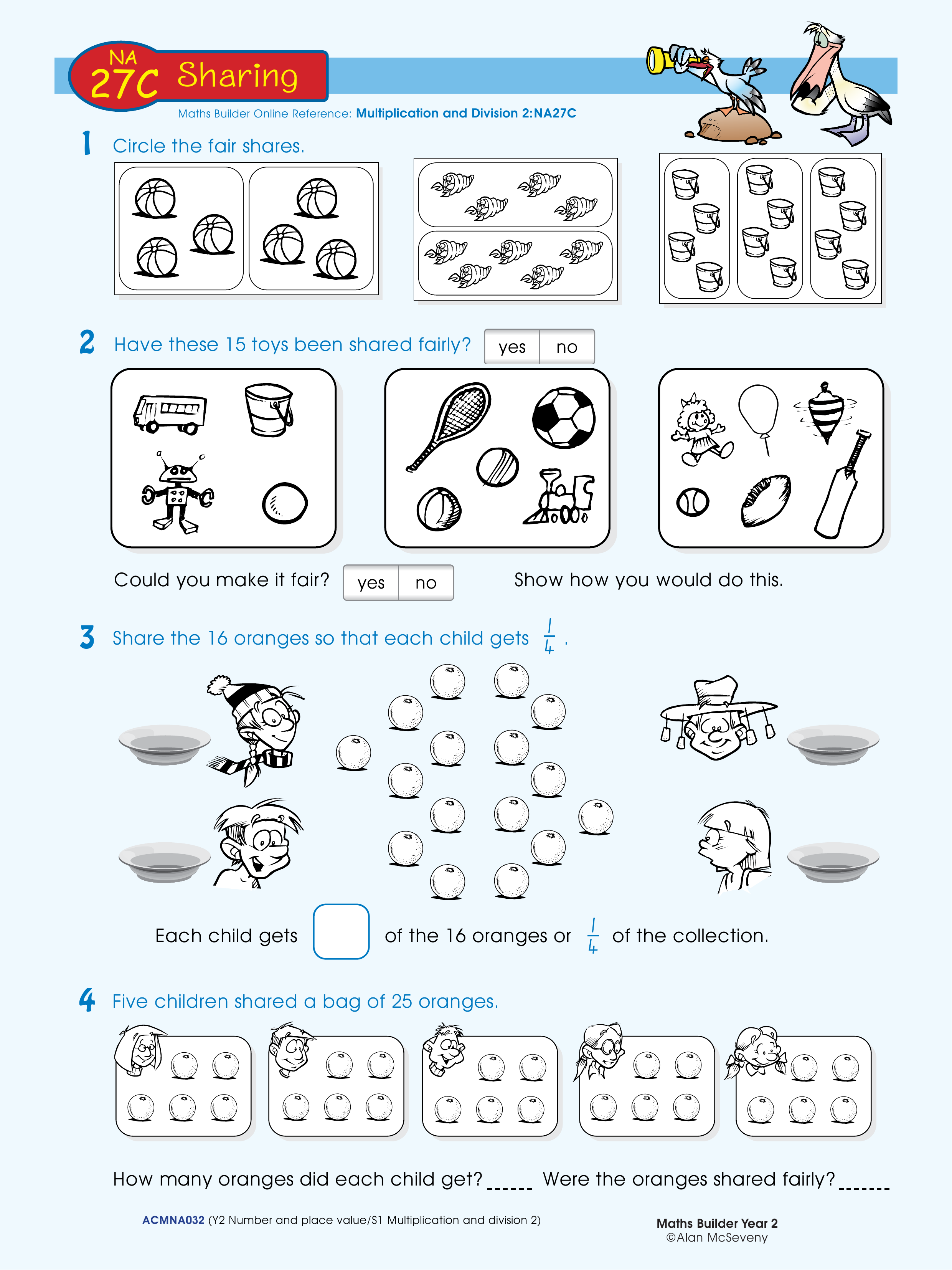 Sharing — worksheet preview