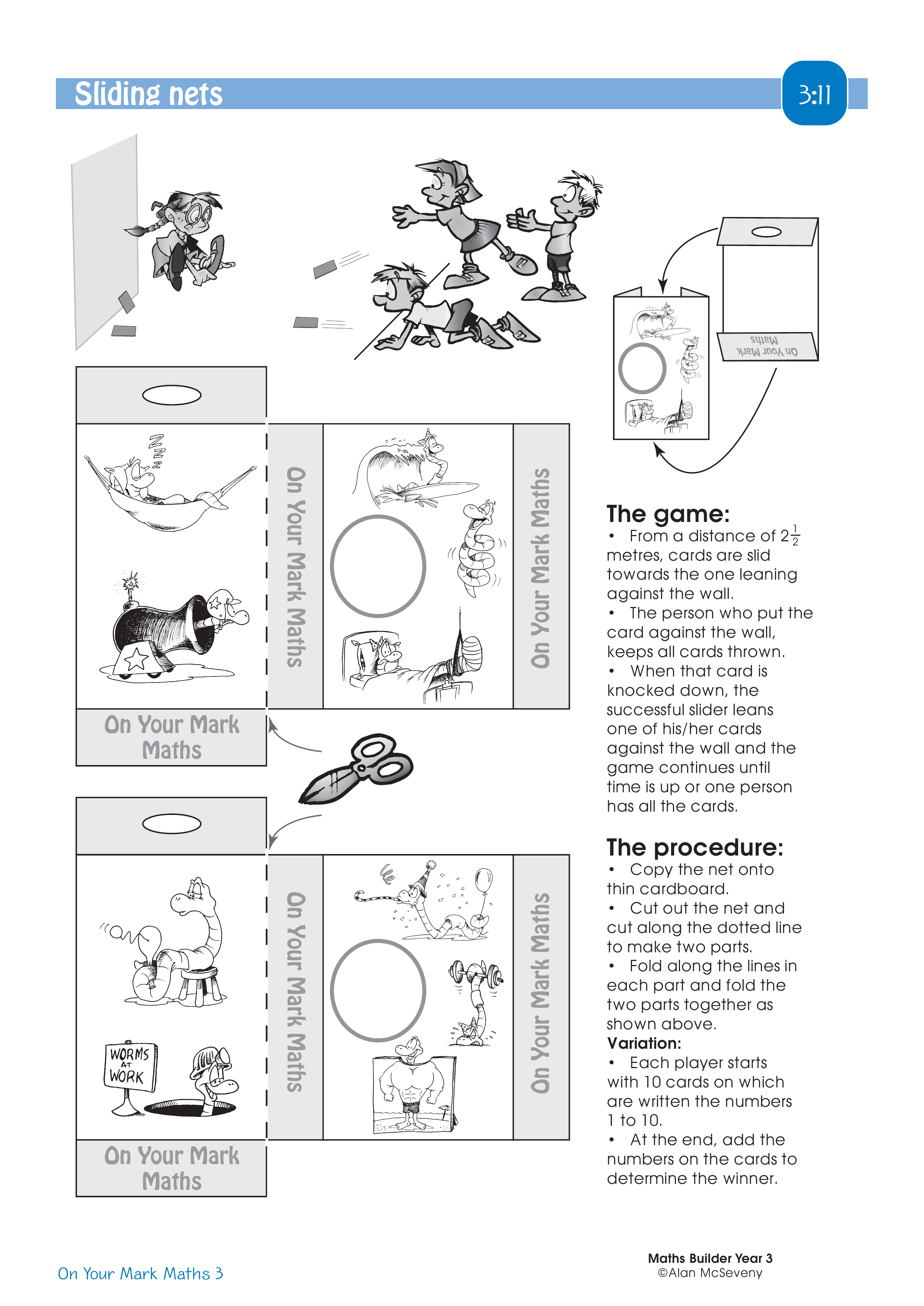 Sliding nets — worksheet preview