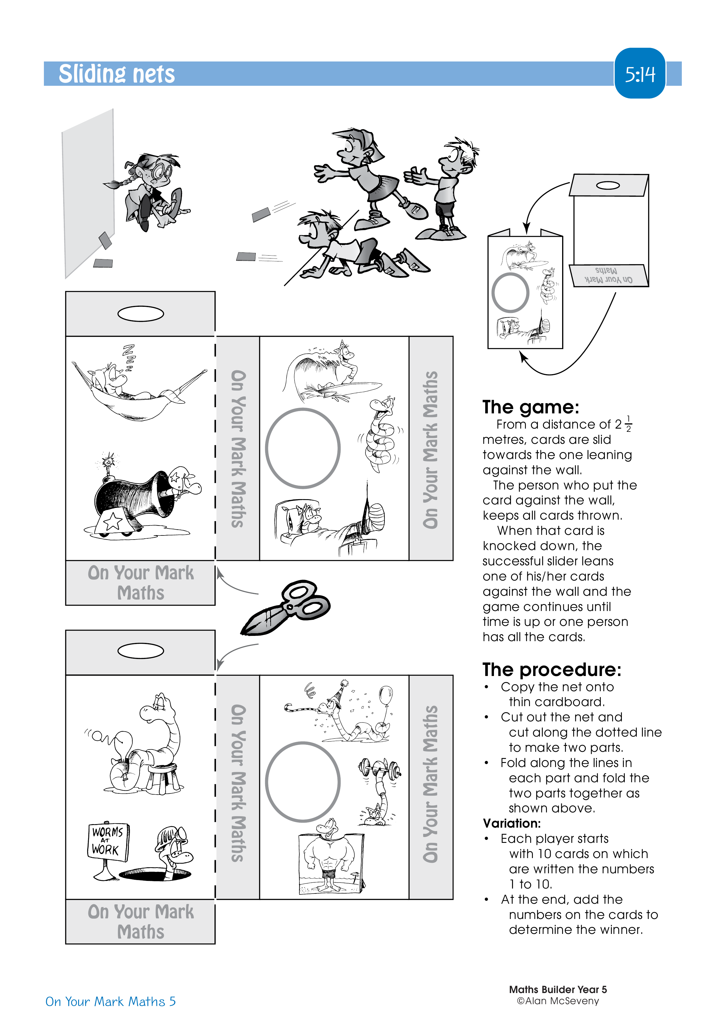 Sliding nets — worksheet preview