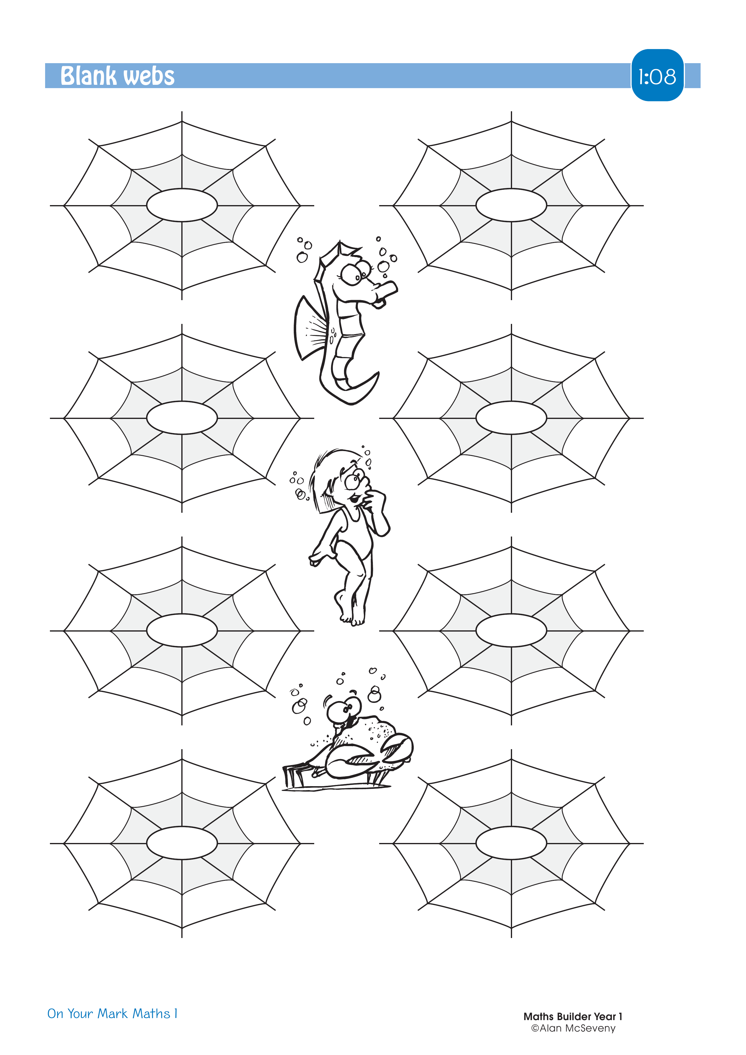 Blank webs — worksheet preview