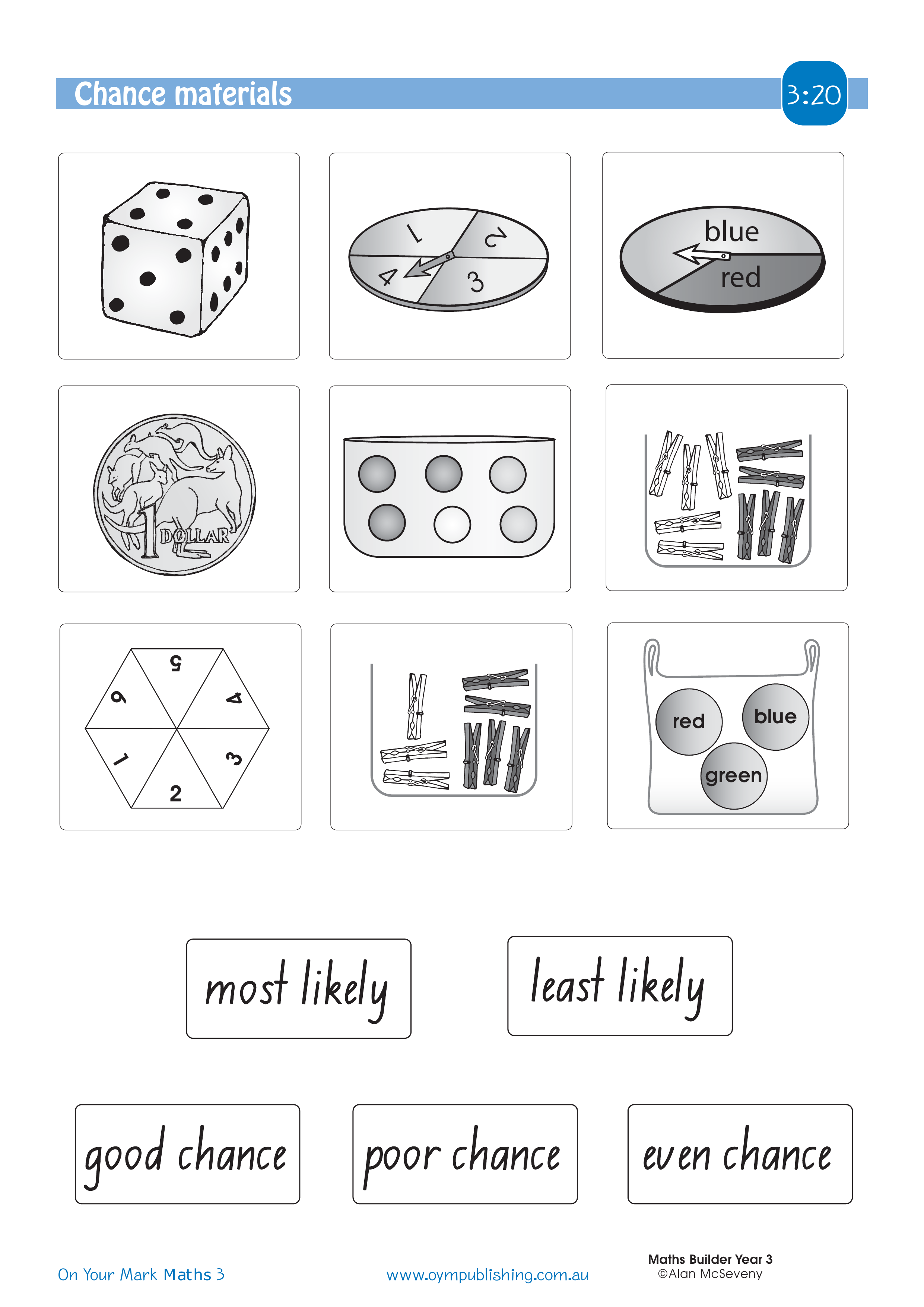 Chance materials — worksheet preview
