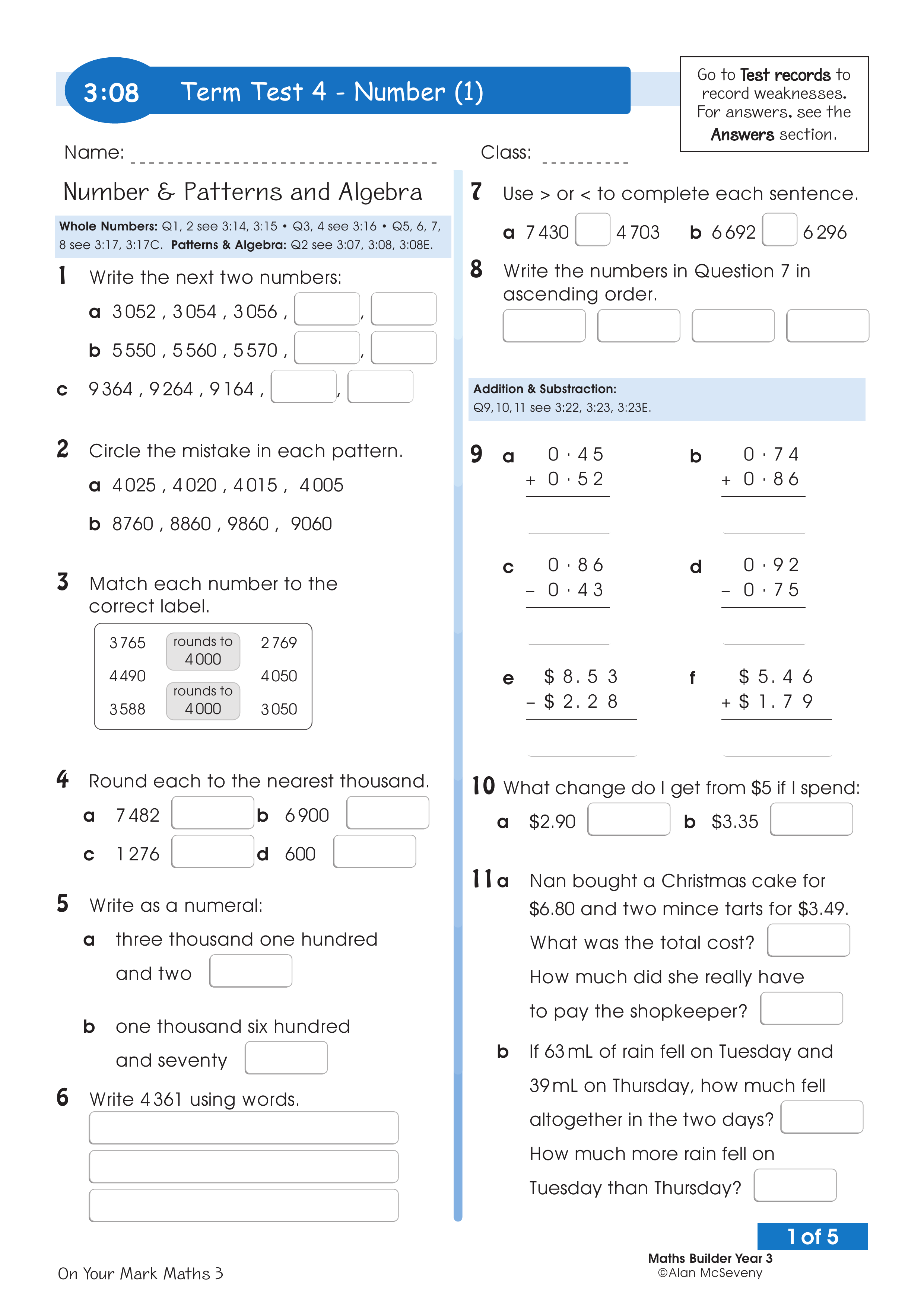 Term test 4 — worksheet preview