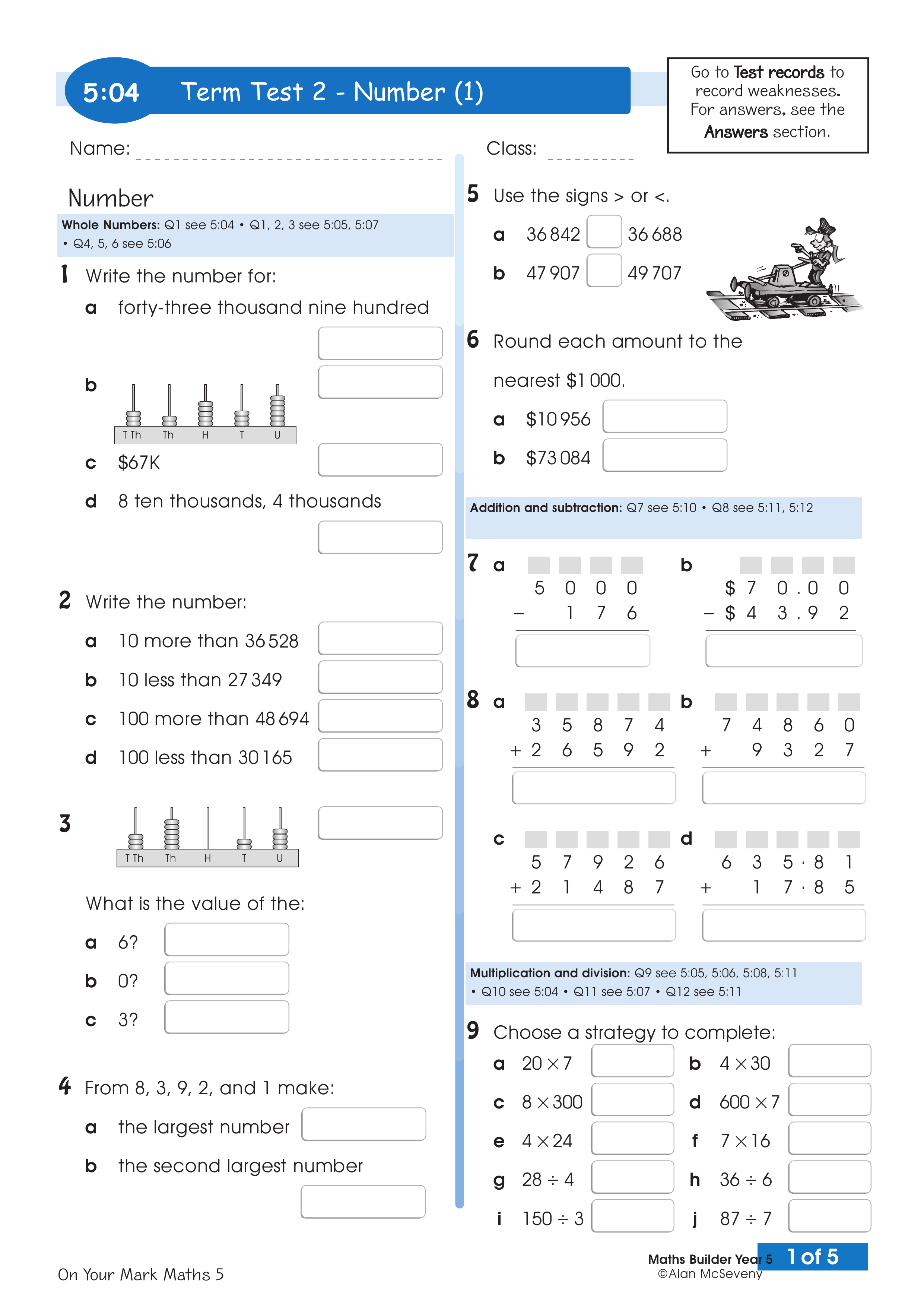 Term test 2 — worksheet preview