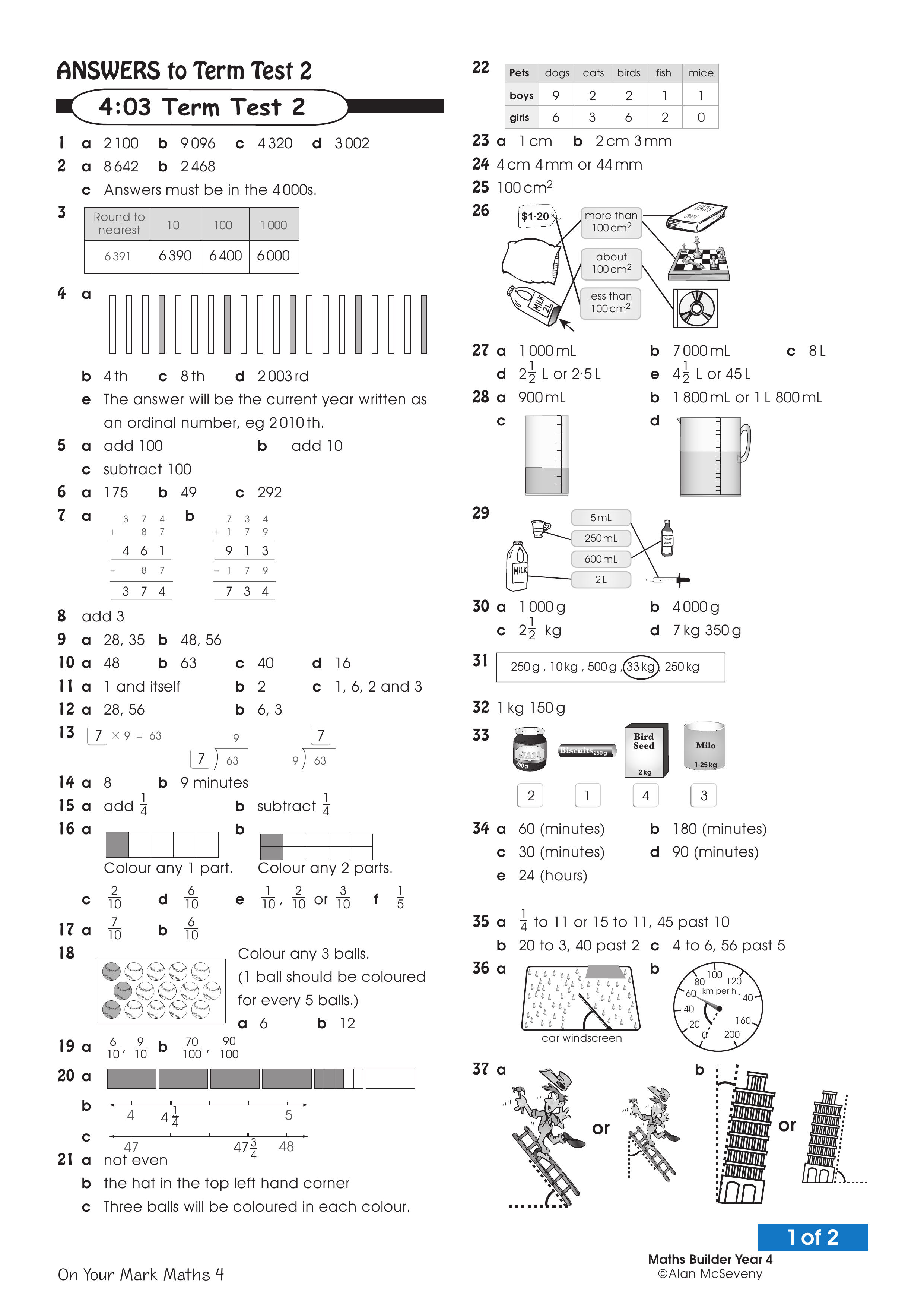 Answers: Term test 2 — worksheet preview