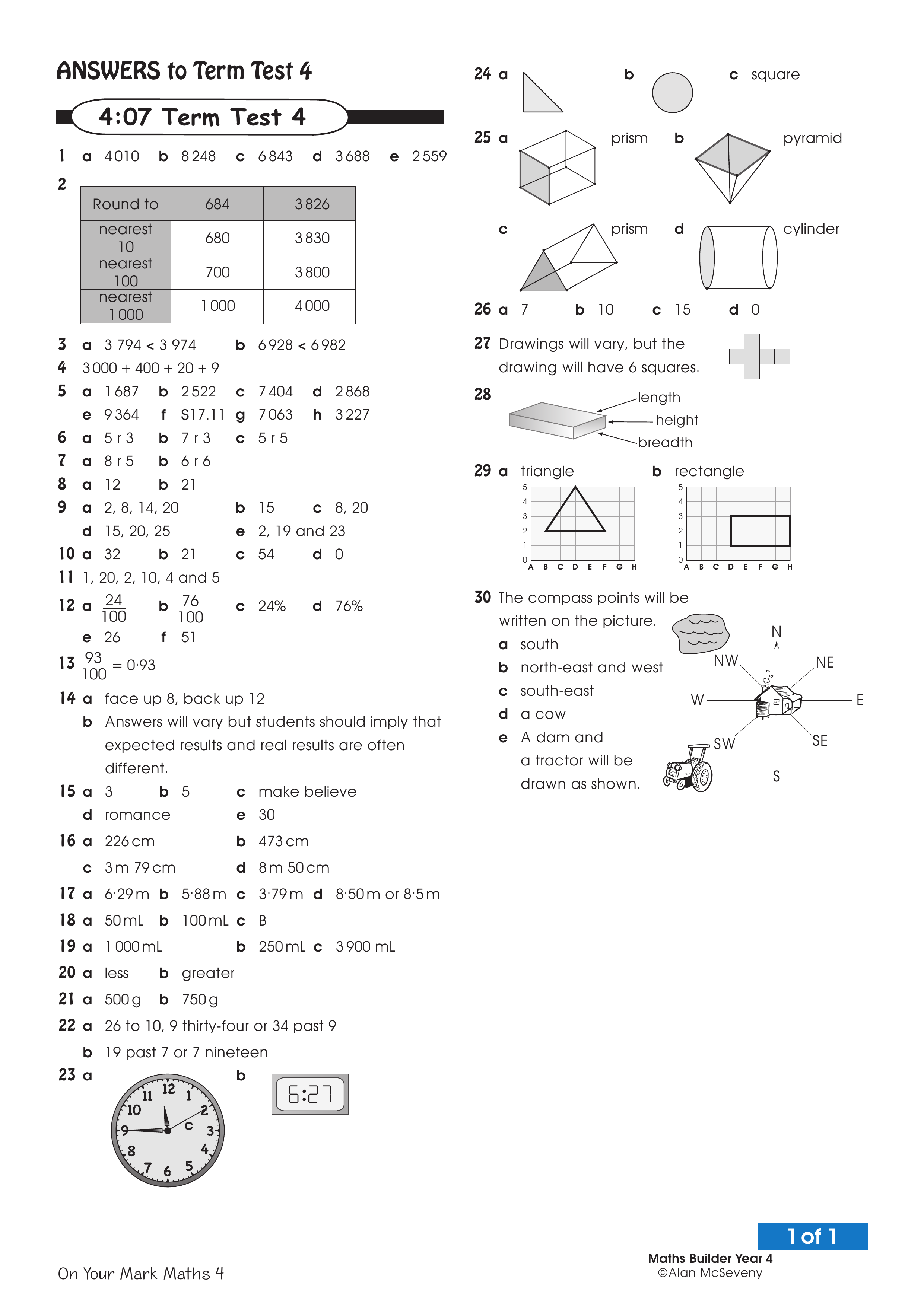 Answers: Term test 4 — worksheet preview
