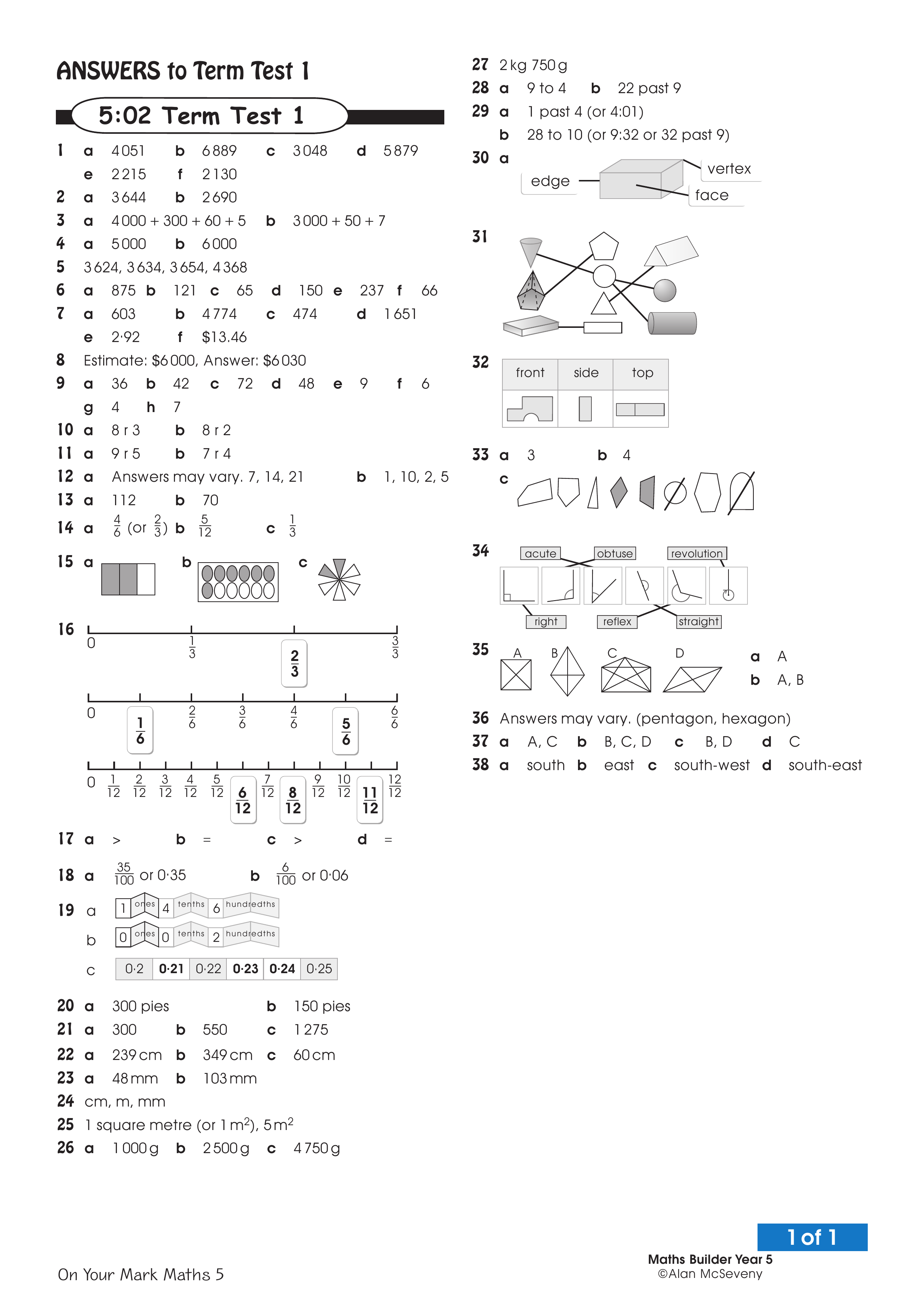 Answers: Term test 1 — worksheet preview