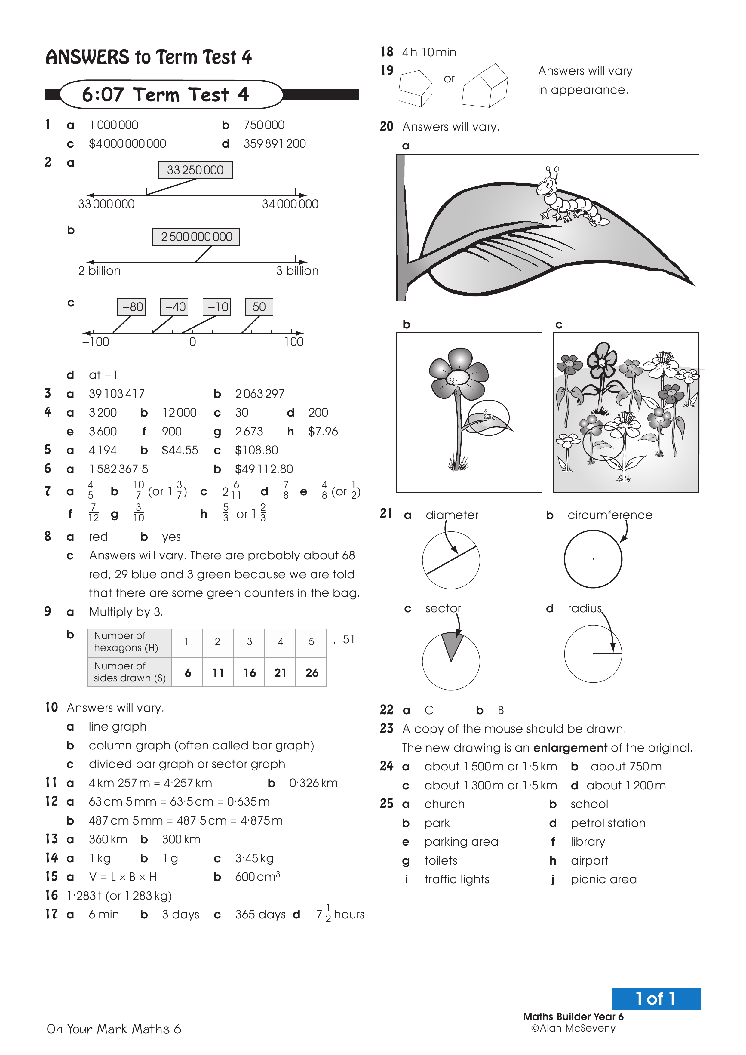 Answers: Term test 4 — worksheet preview