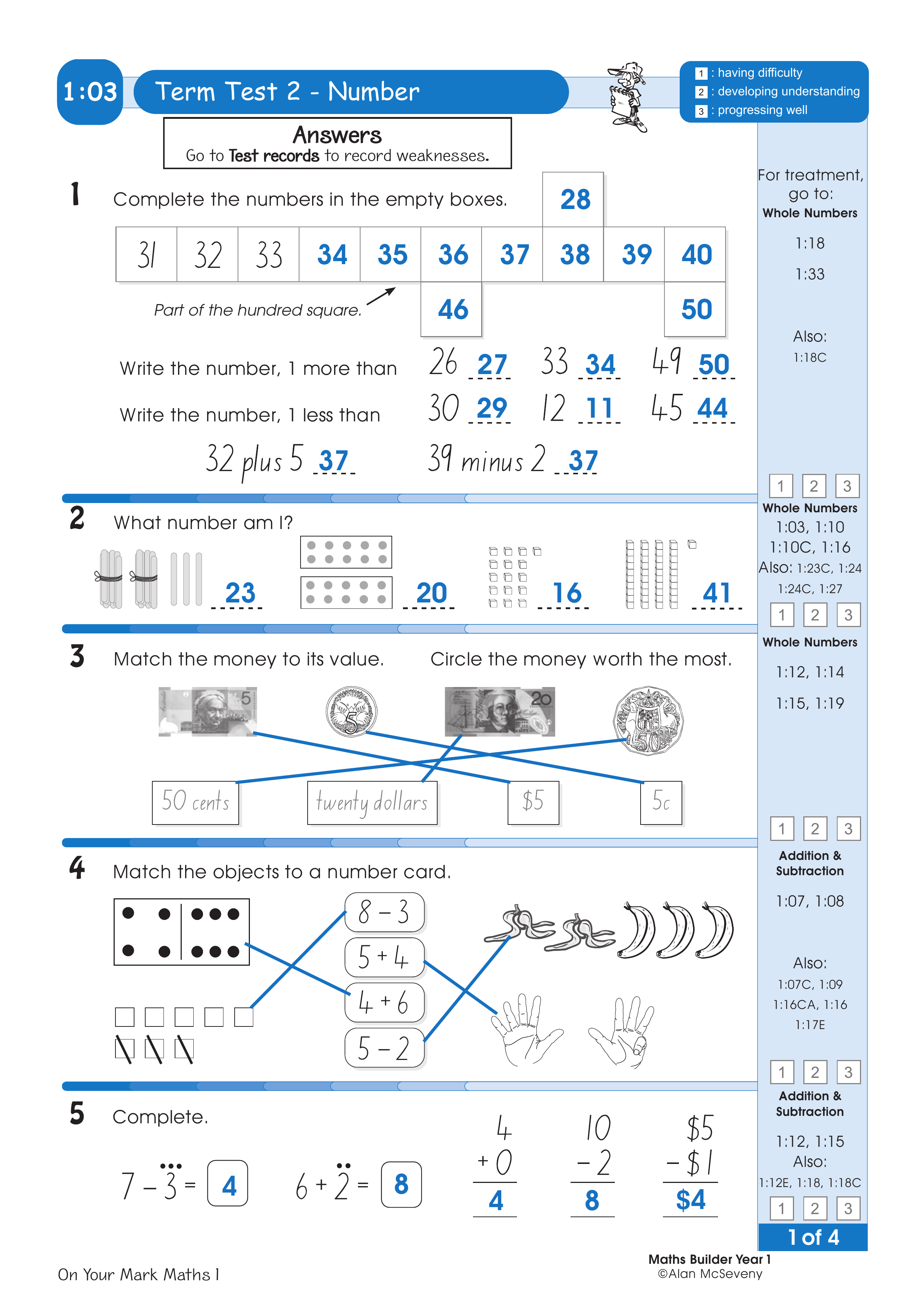 Answers: Term test 2 — worksheet preview