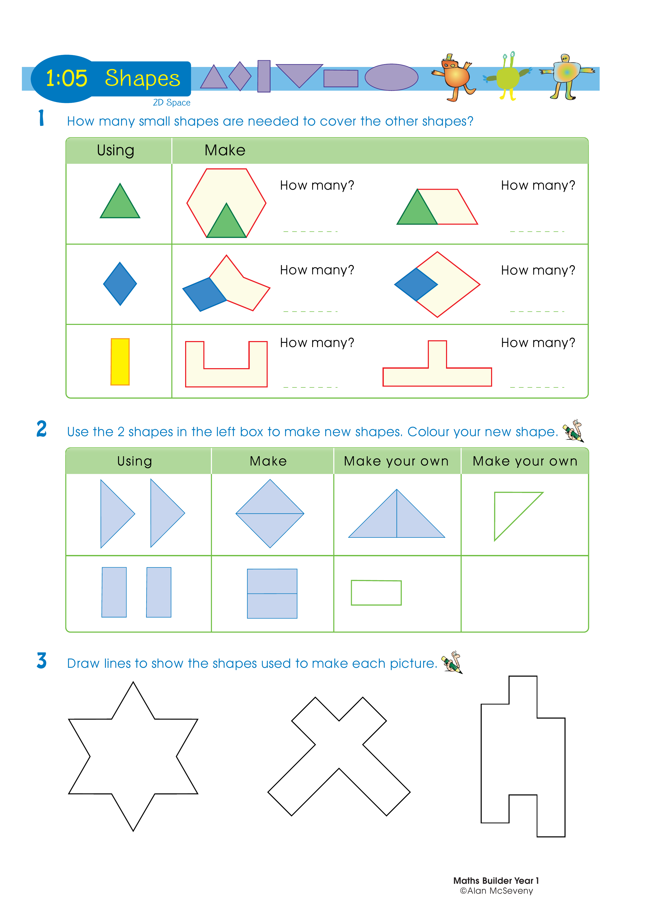 Shapes — worksheet preview
