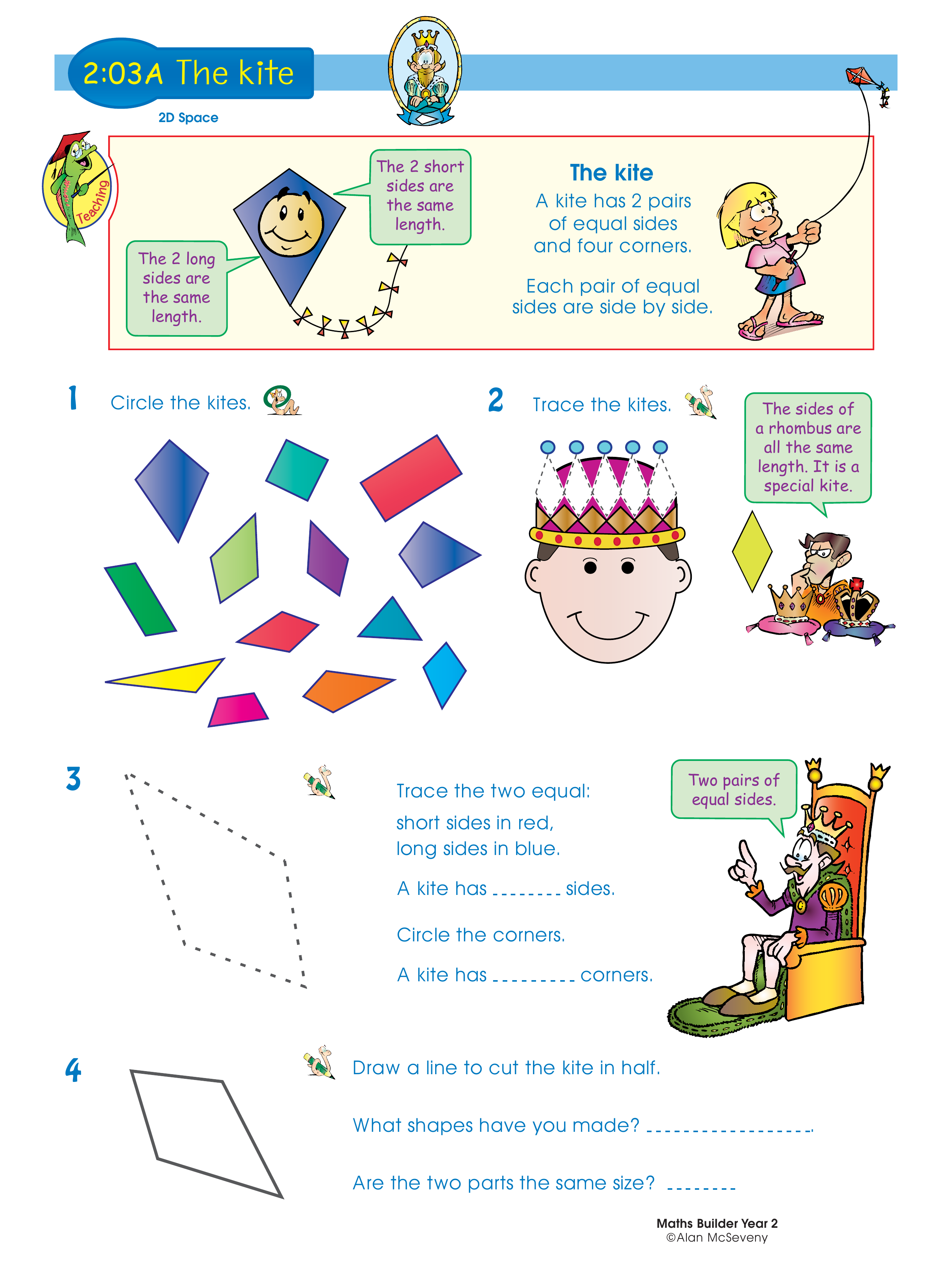 The Kite — worksheet preview