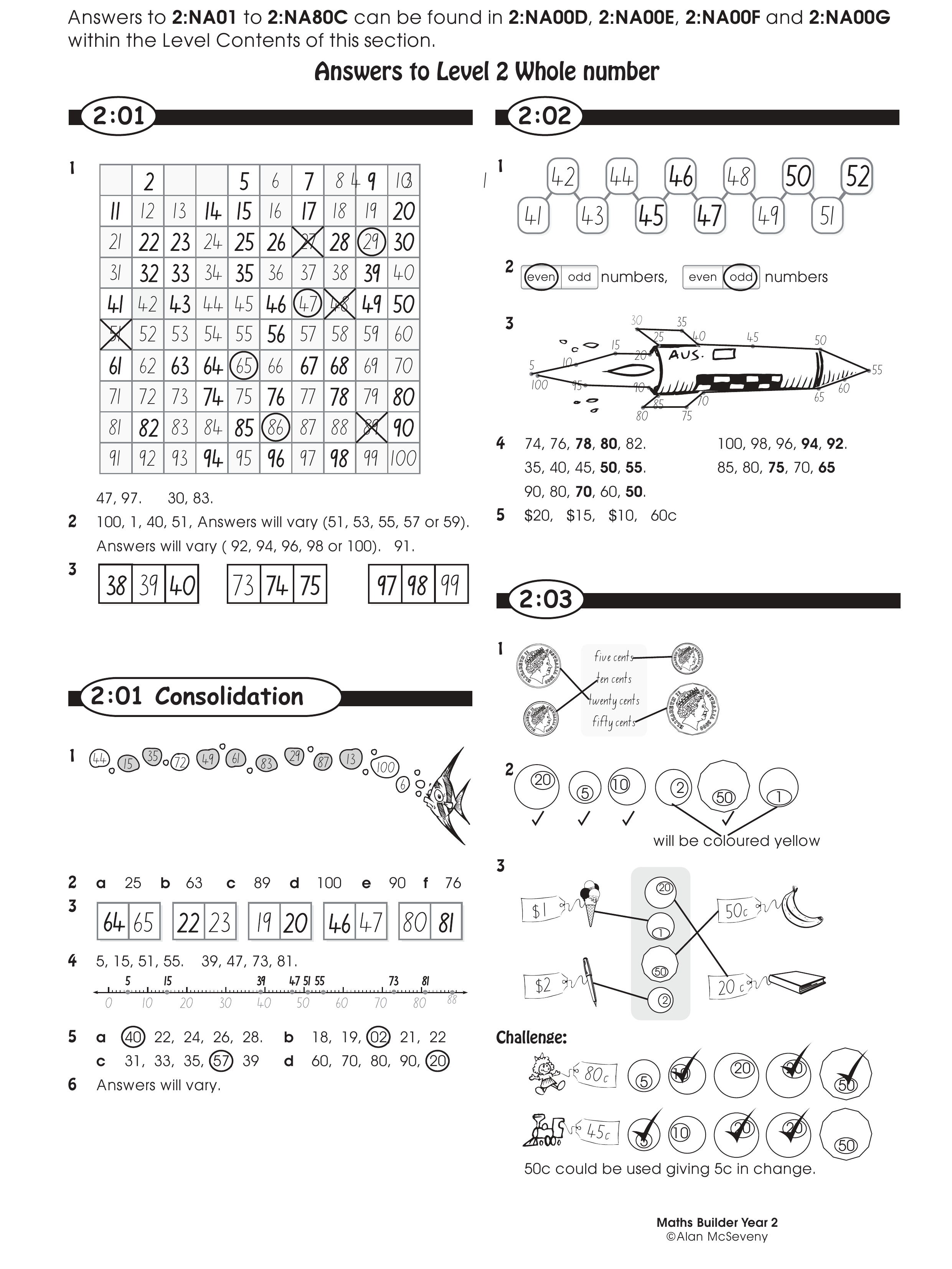 Answers — worksheet preview