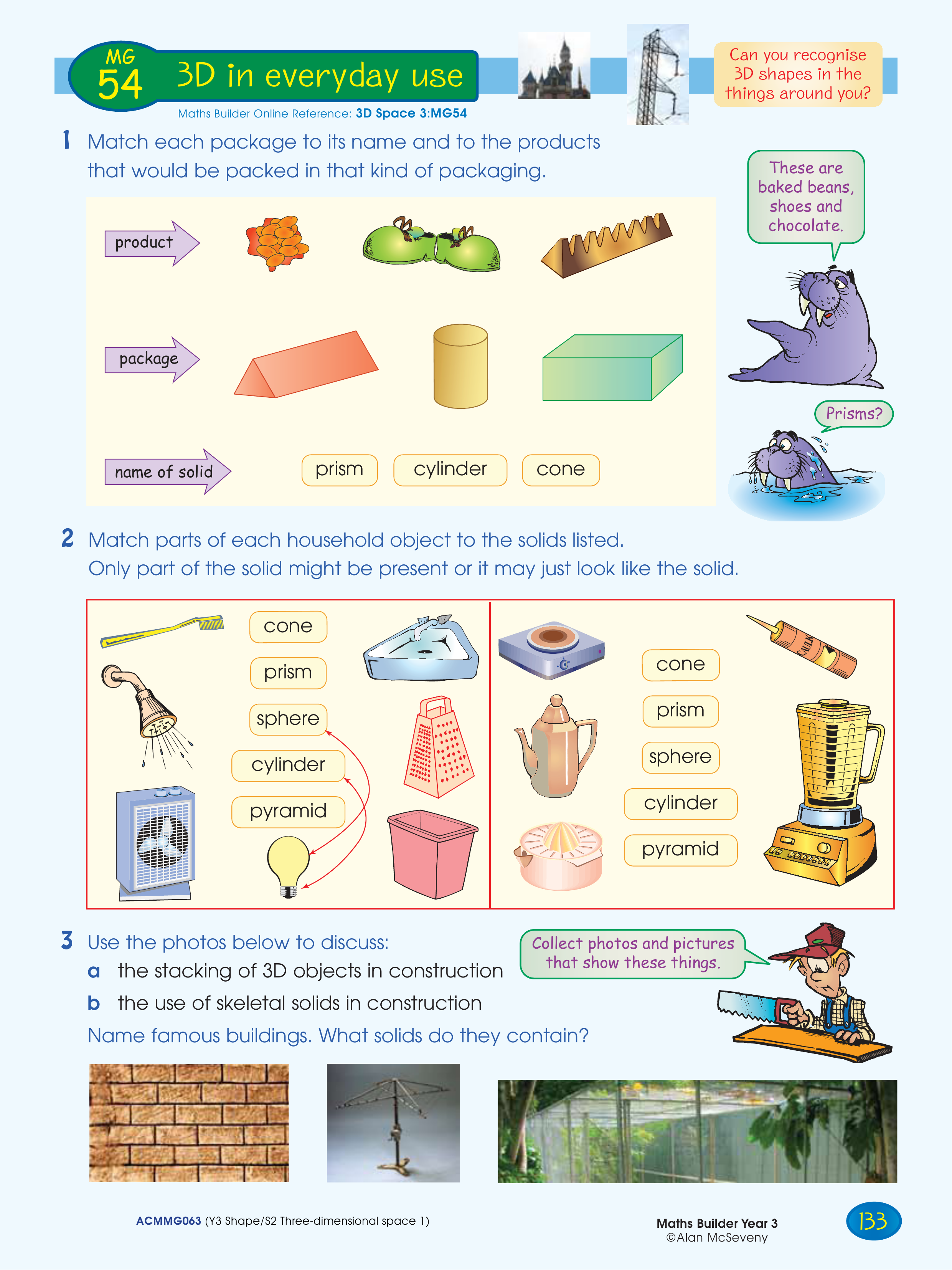 3D in everyday use — worksheet preview