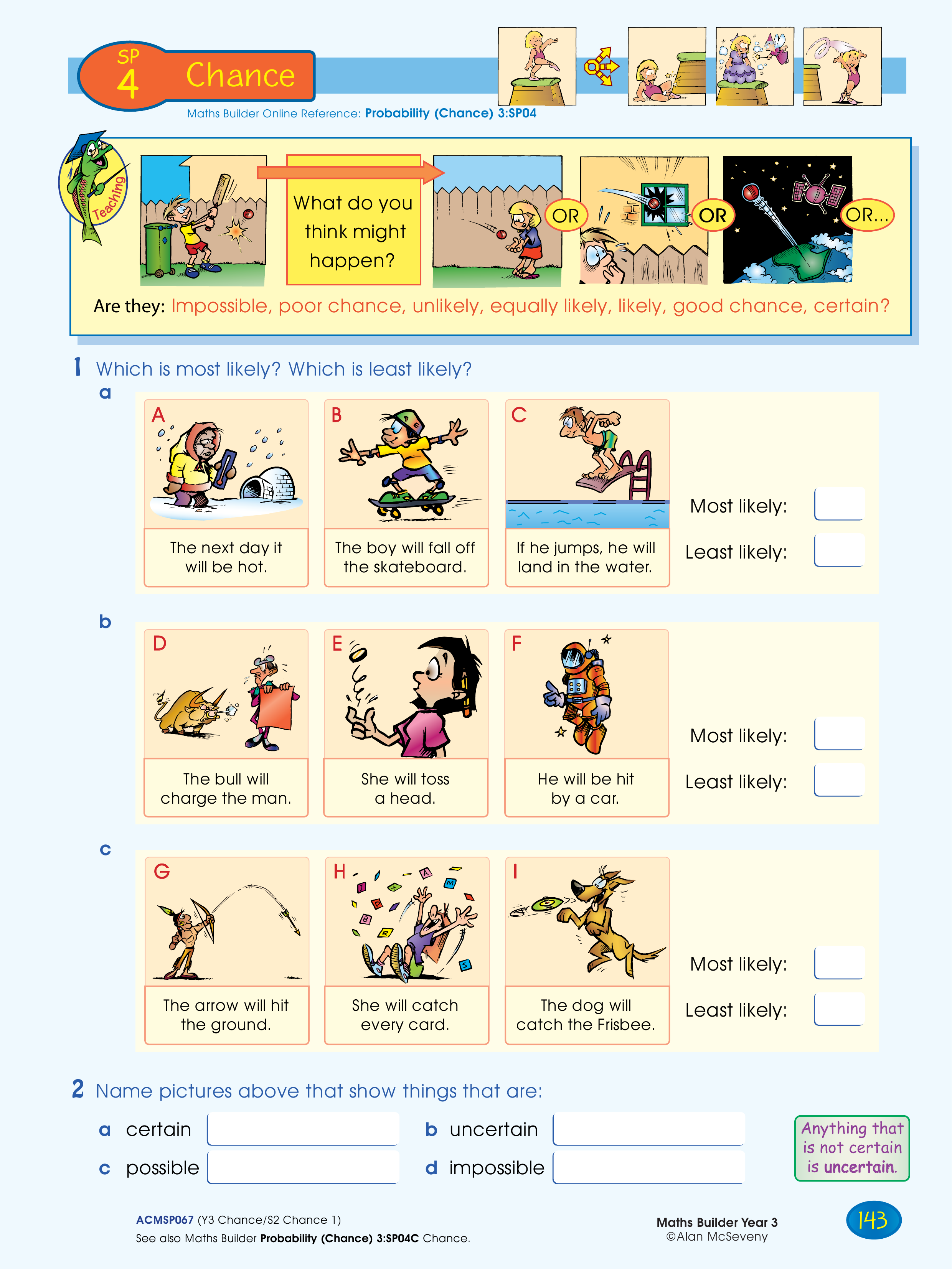Chance — worksheet preview