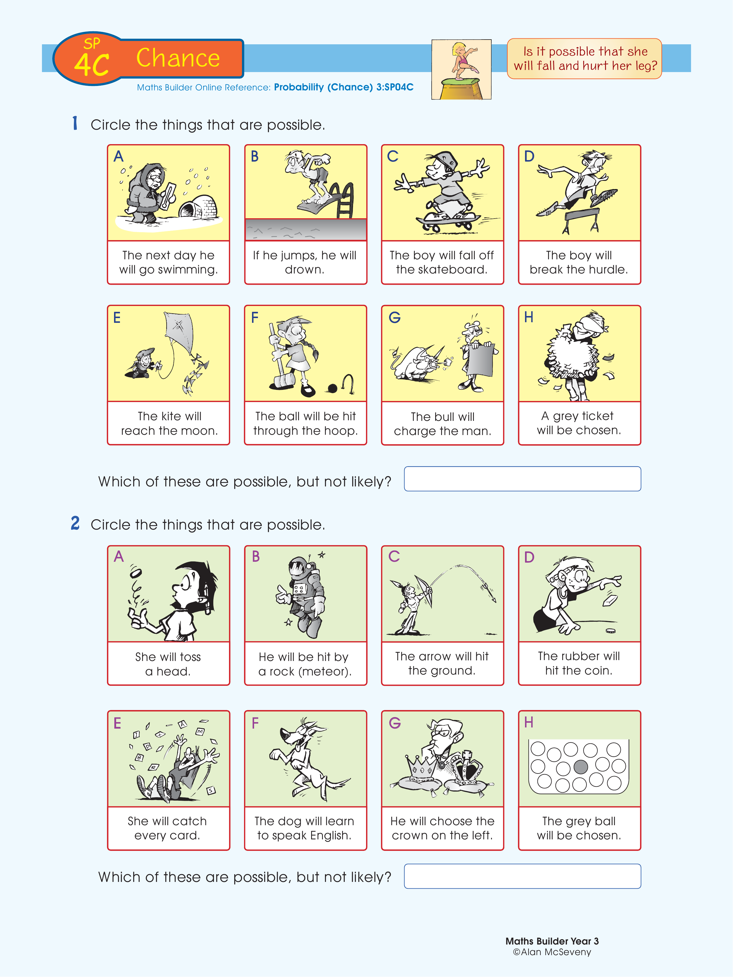 Chance — worksheet preview