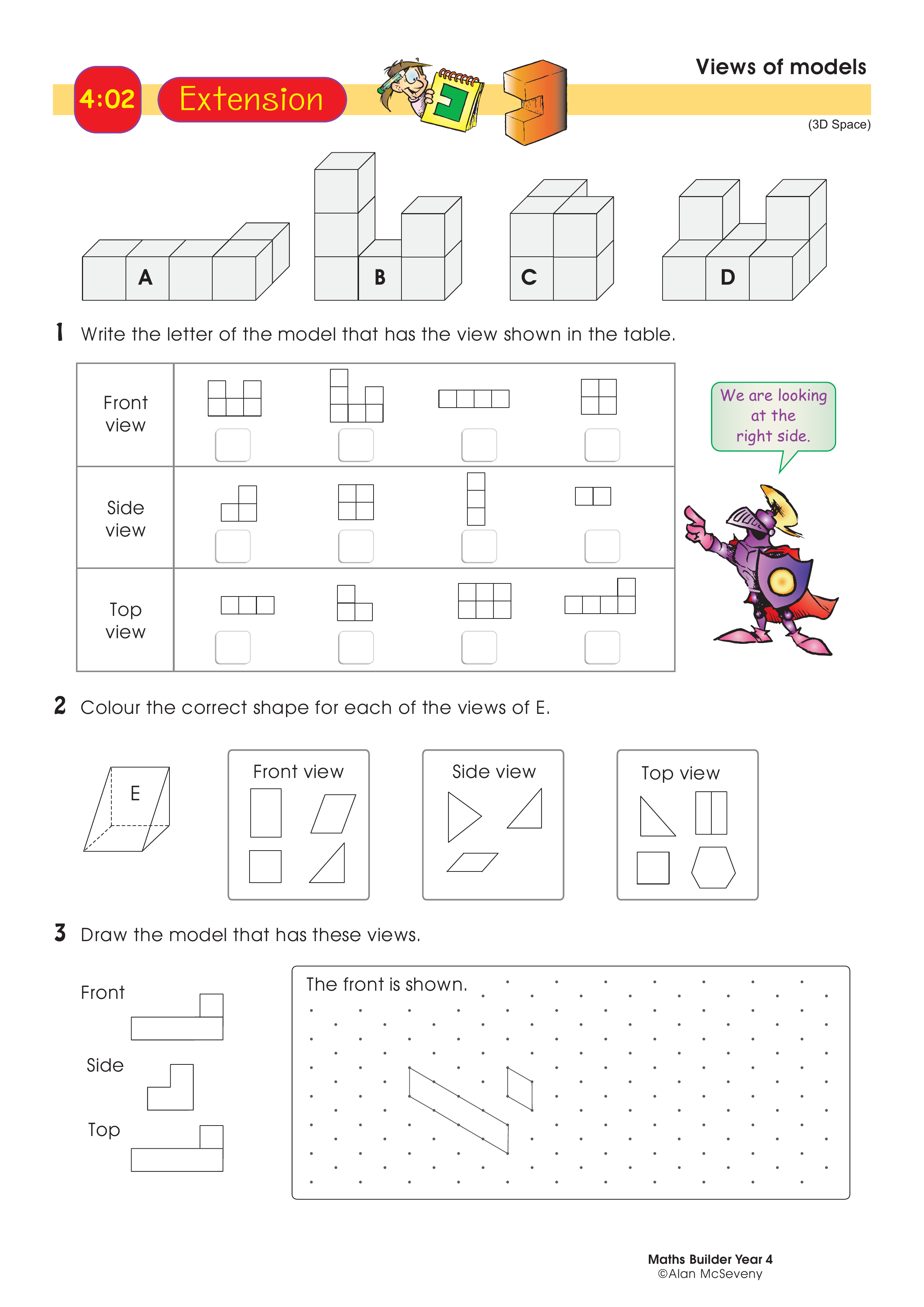 Views of models — worksheet preview