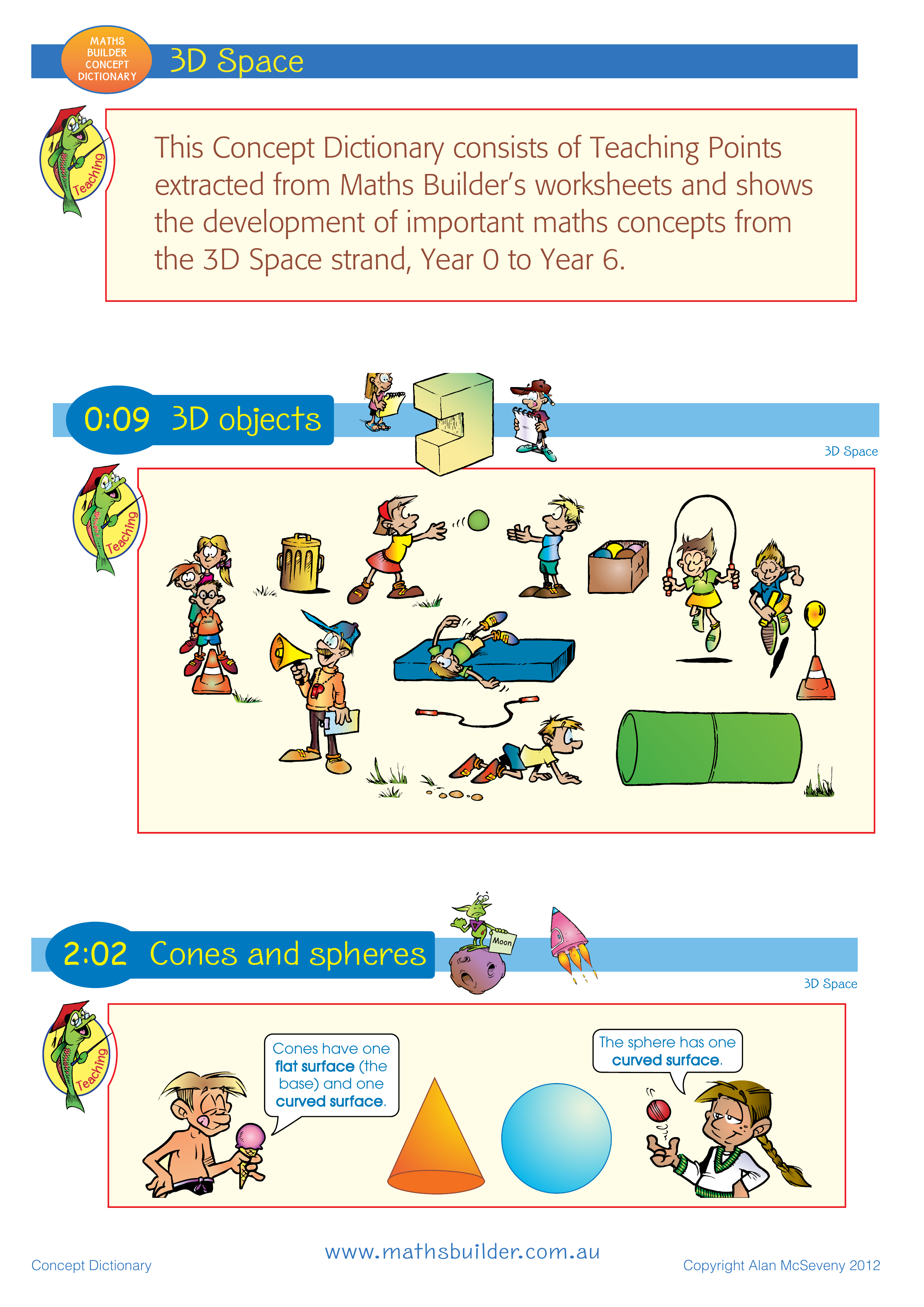 Concept Dictionary - 3D Space — worksheet preview