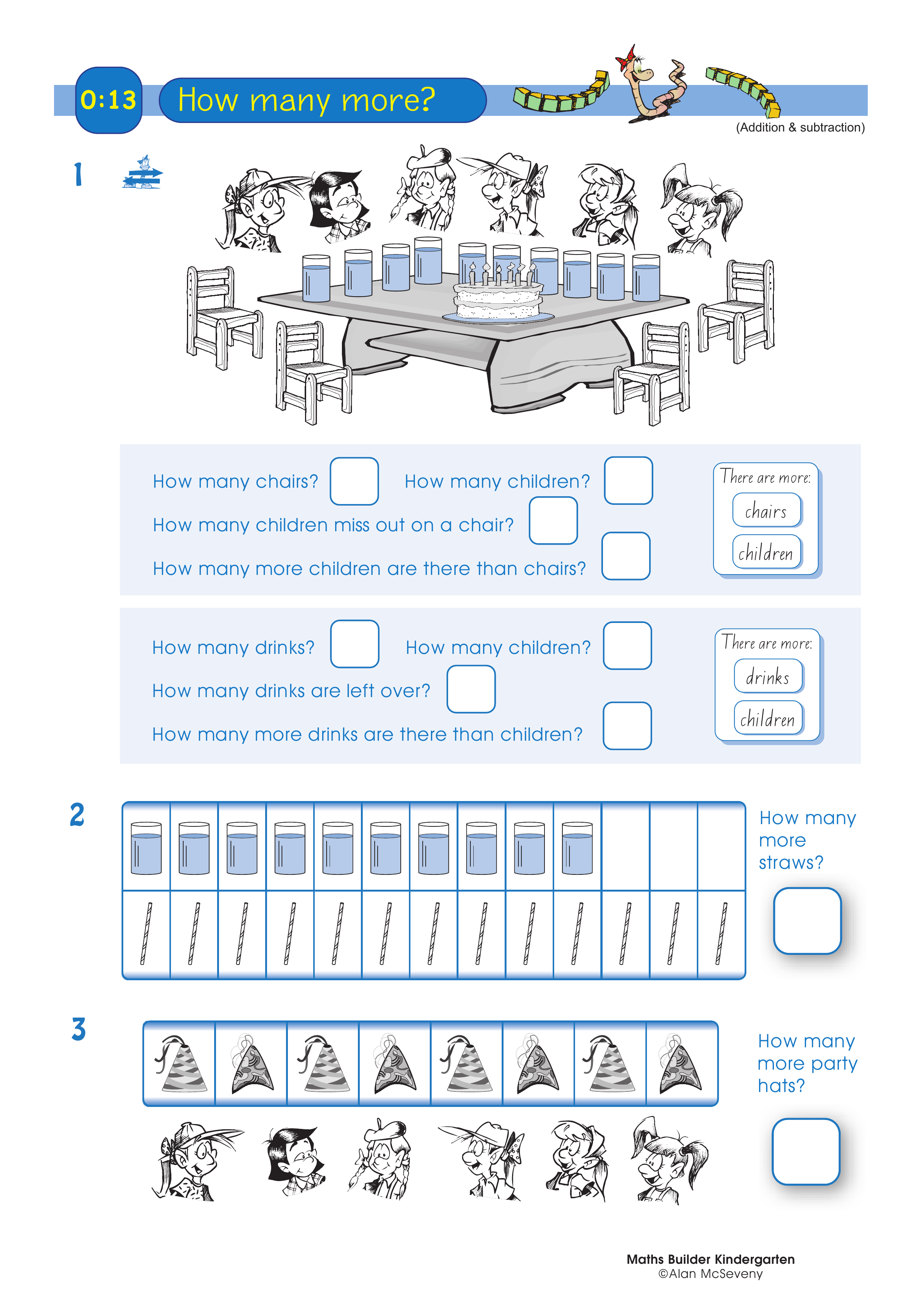 How many more? — worksheet preview