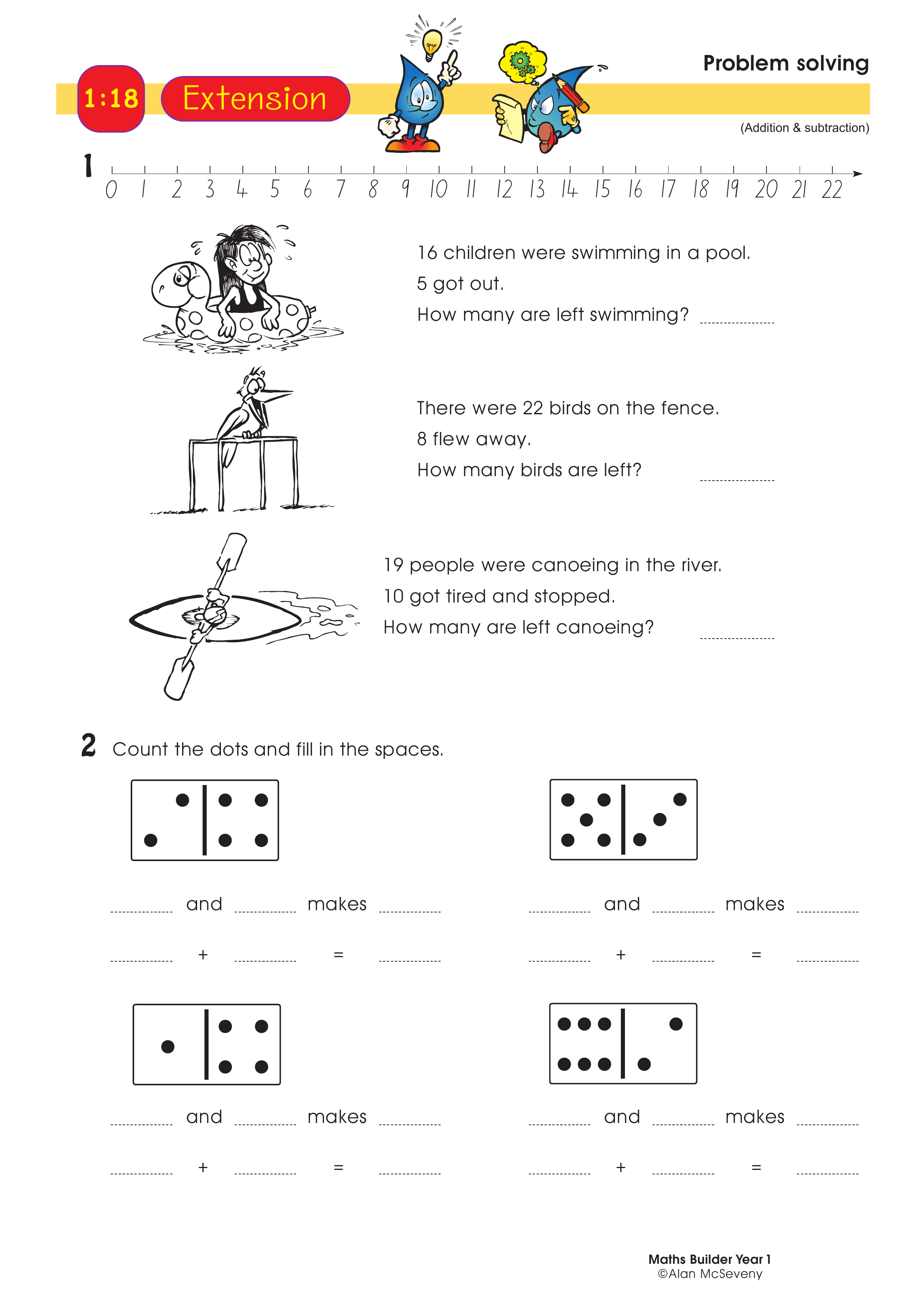 Problem solving — worksheet preview
