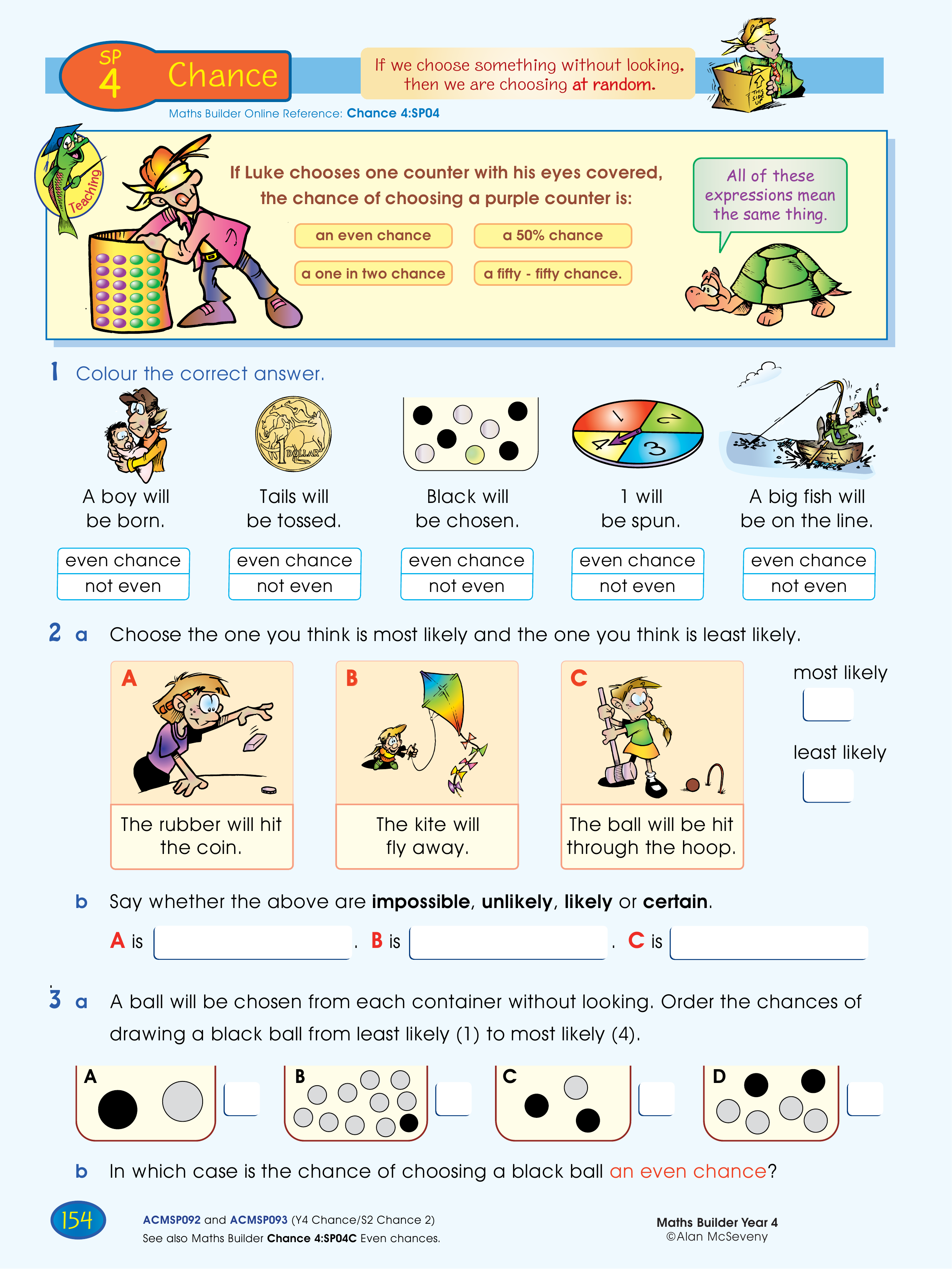 Chance — worksheet preview