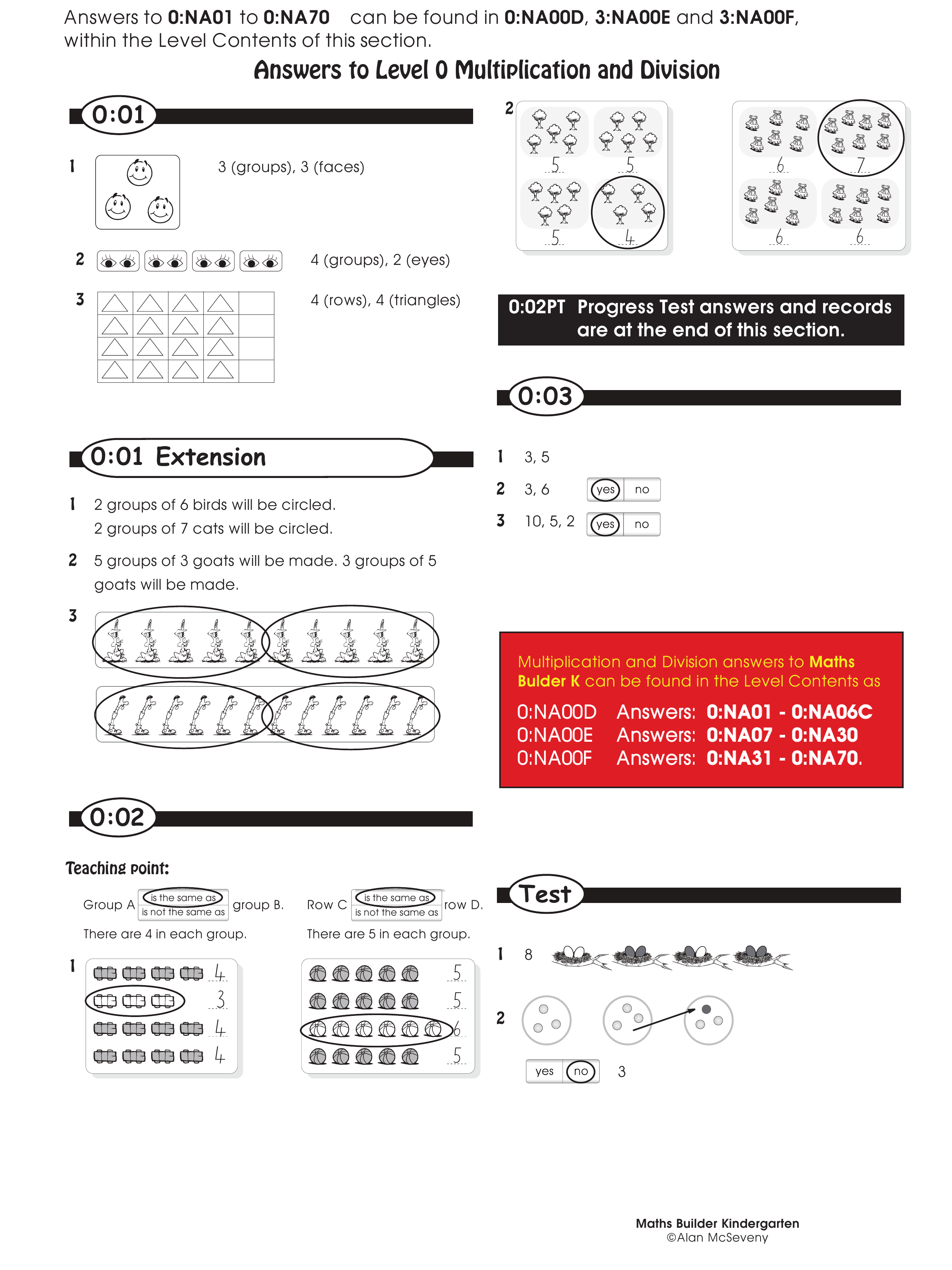 Answers — worksheet preview