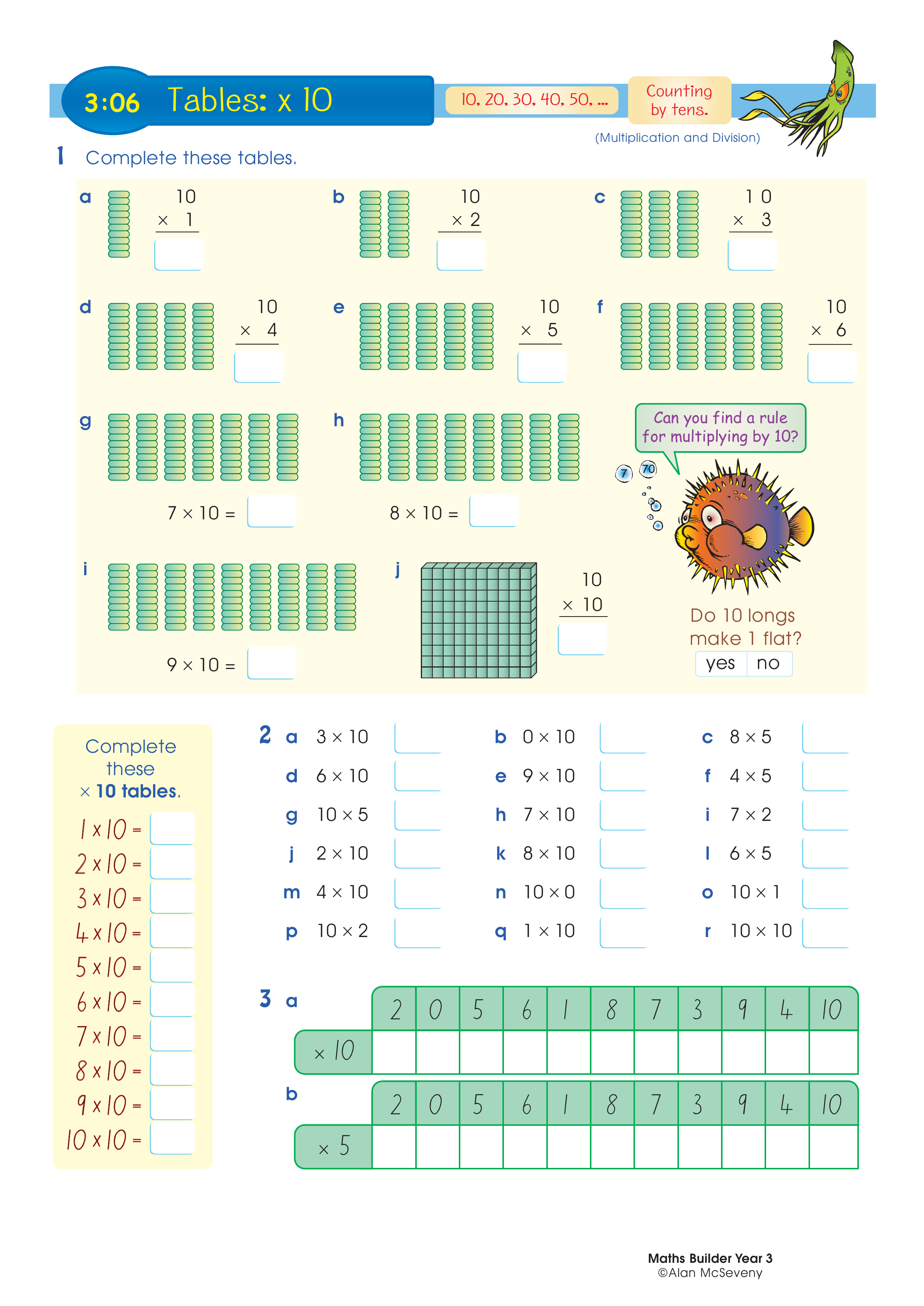 Tables: x 10 — worksheet preview