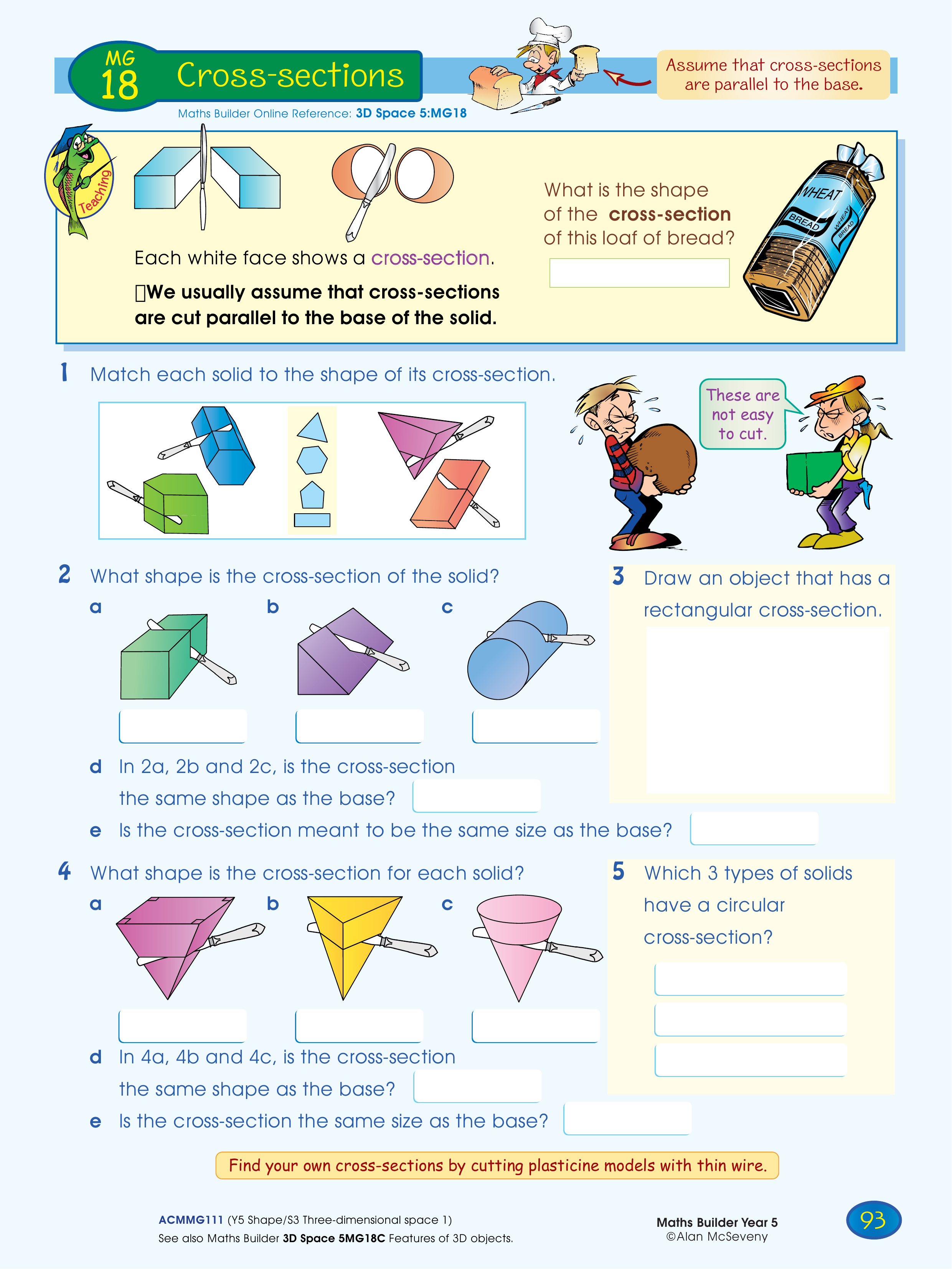 Cross-sections — worksheet preview