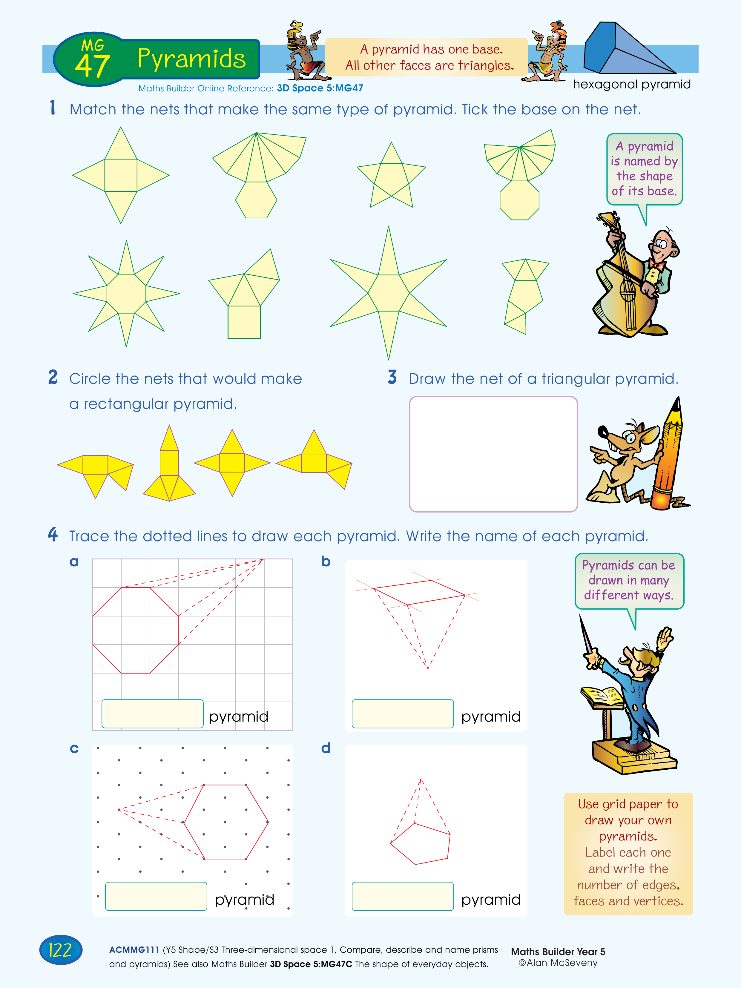 Pyramids — worksheet preview