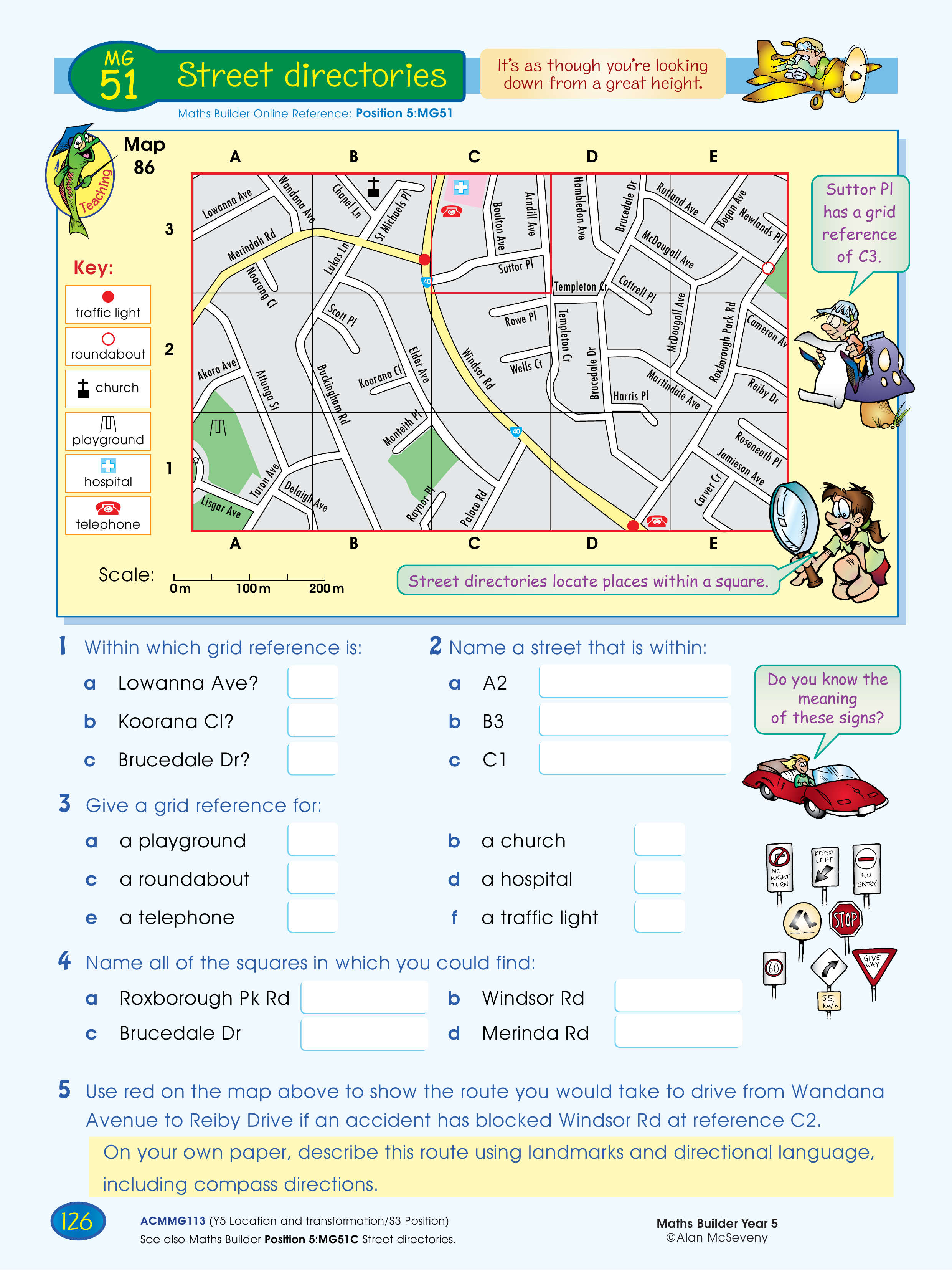 Street directories — worksheet preview