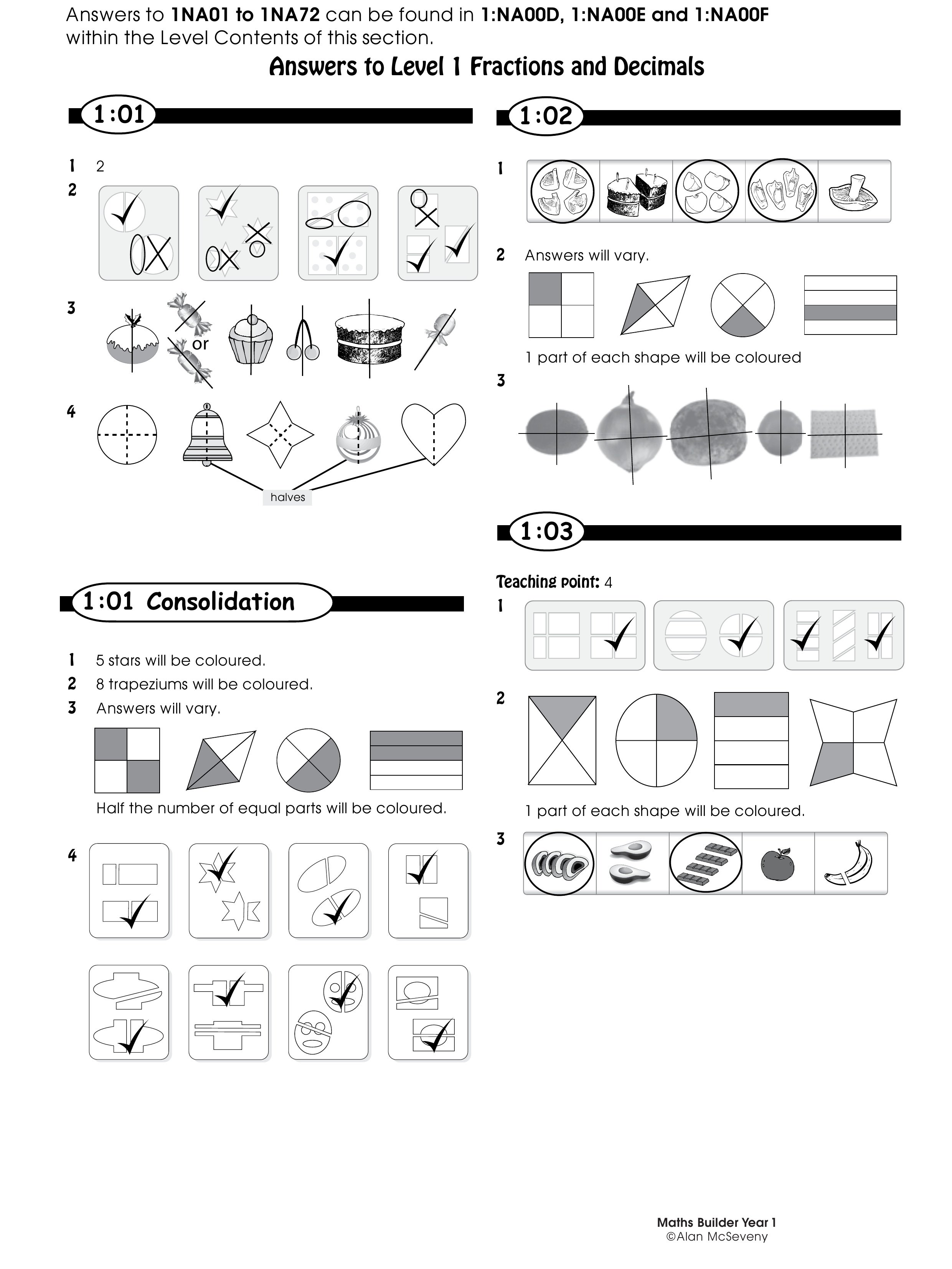Answers — worksheet preview
