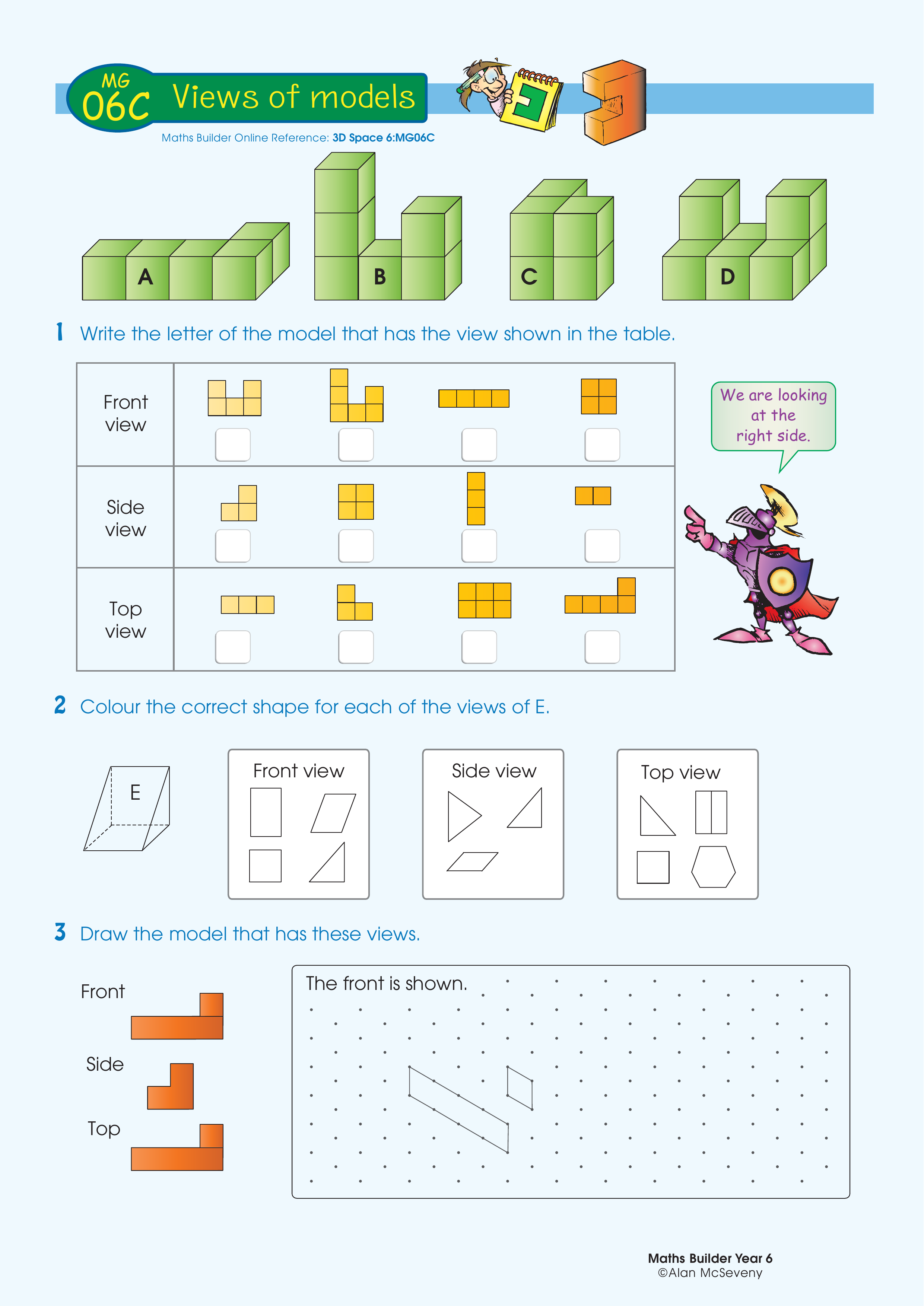 Views of models — worksheet preview