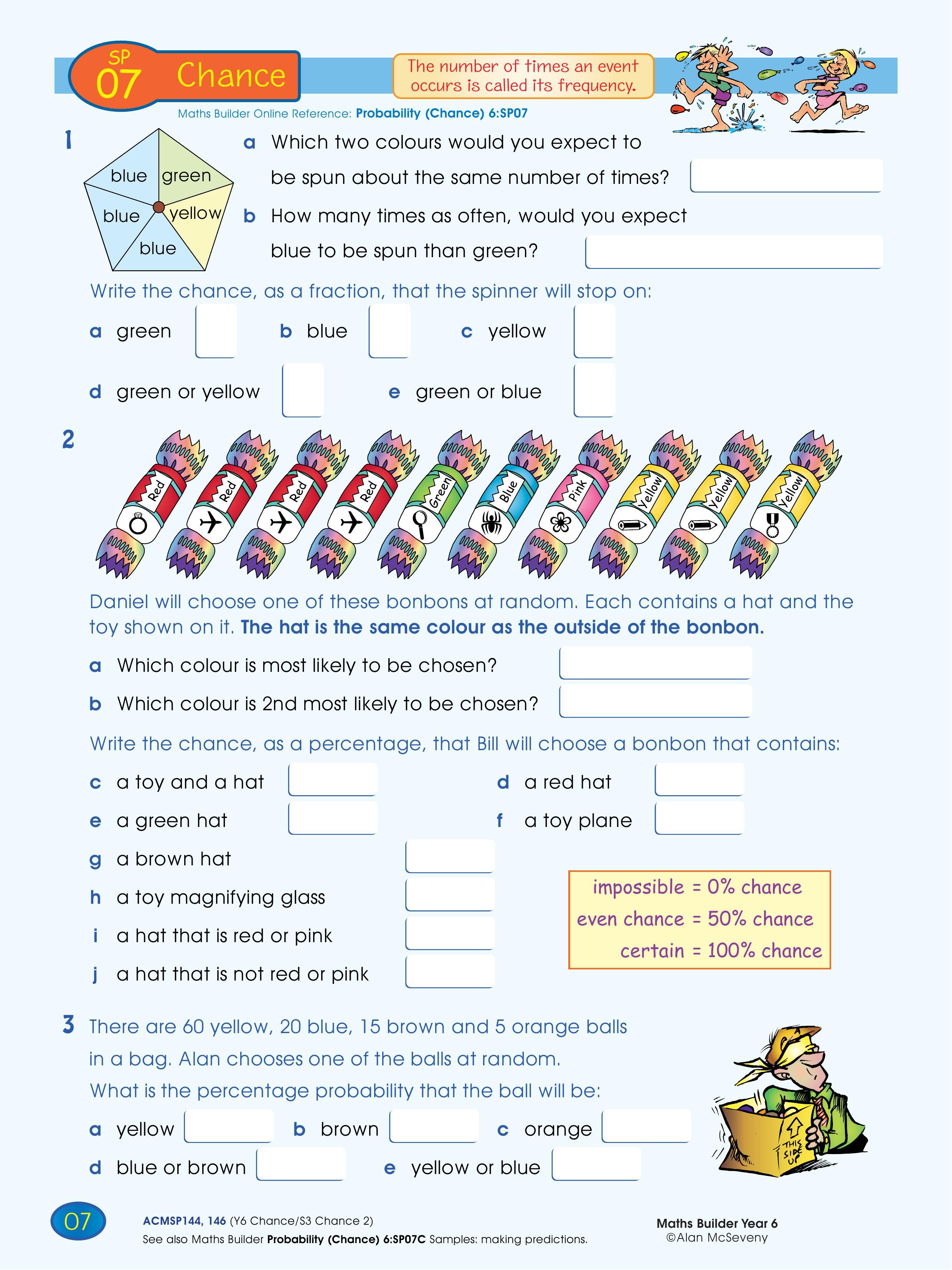 Chance — worksheet preview