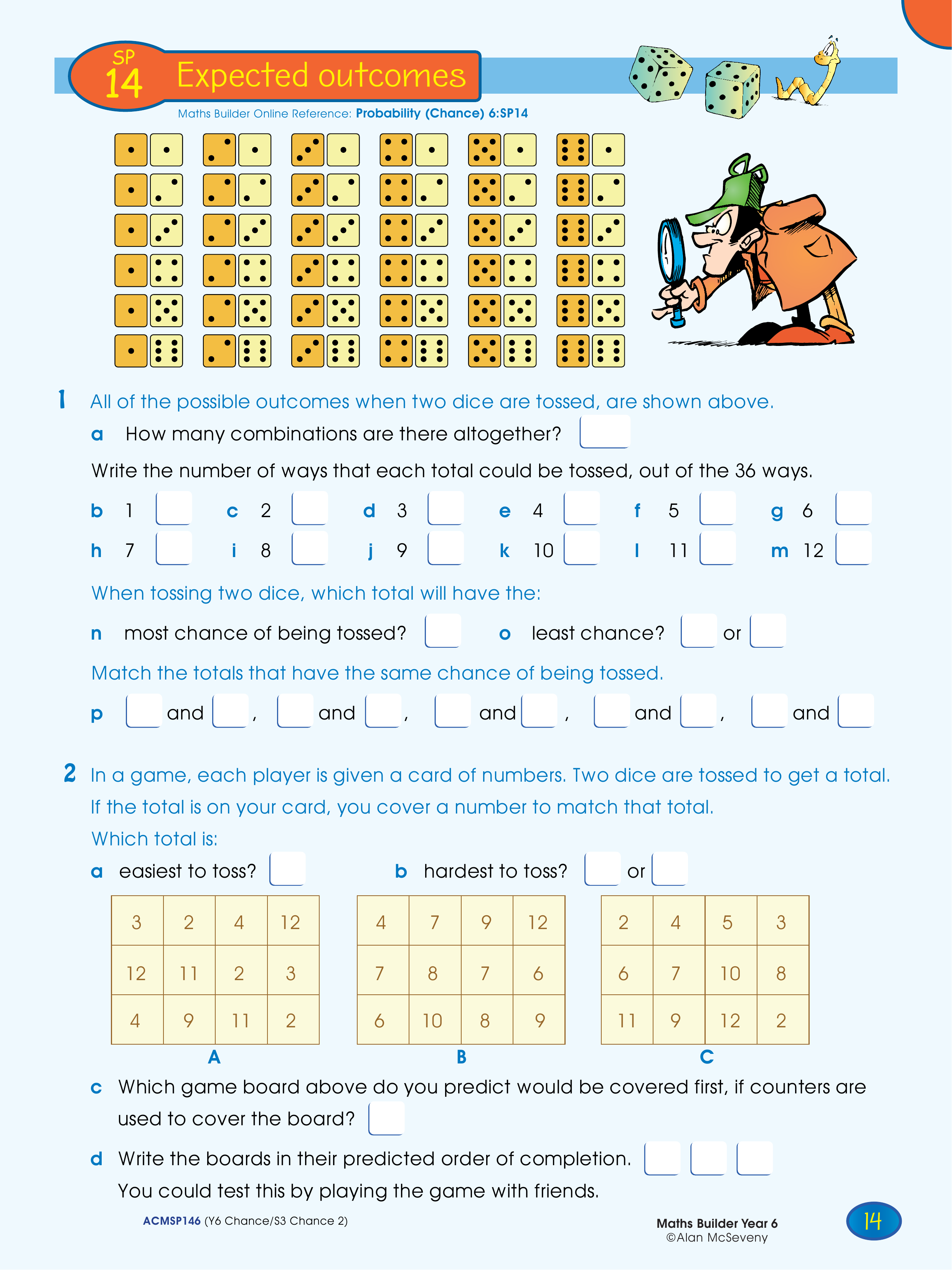 Expected outcomes — worksheet preview