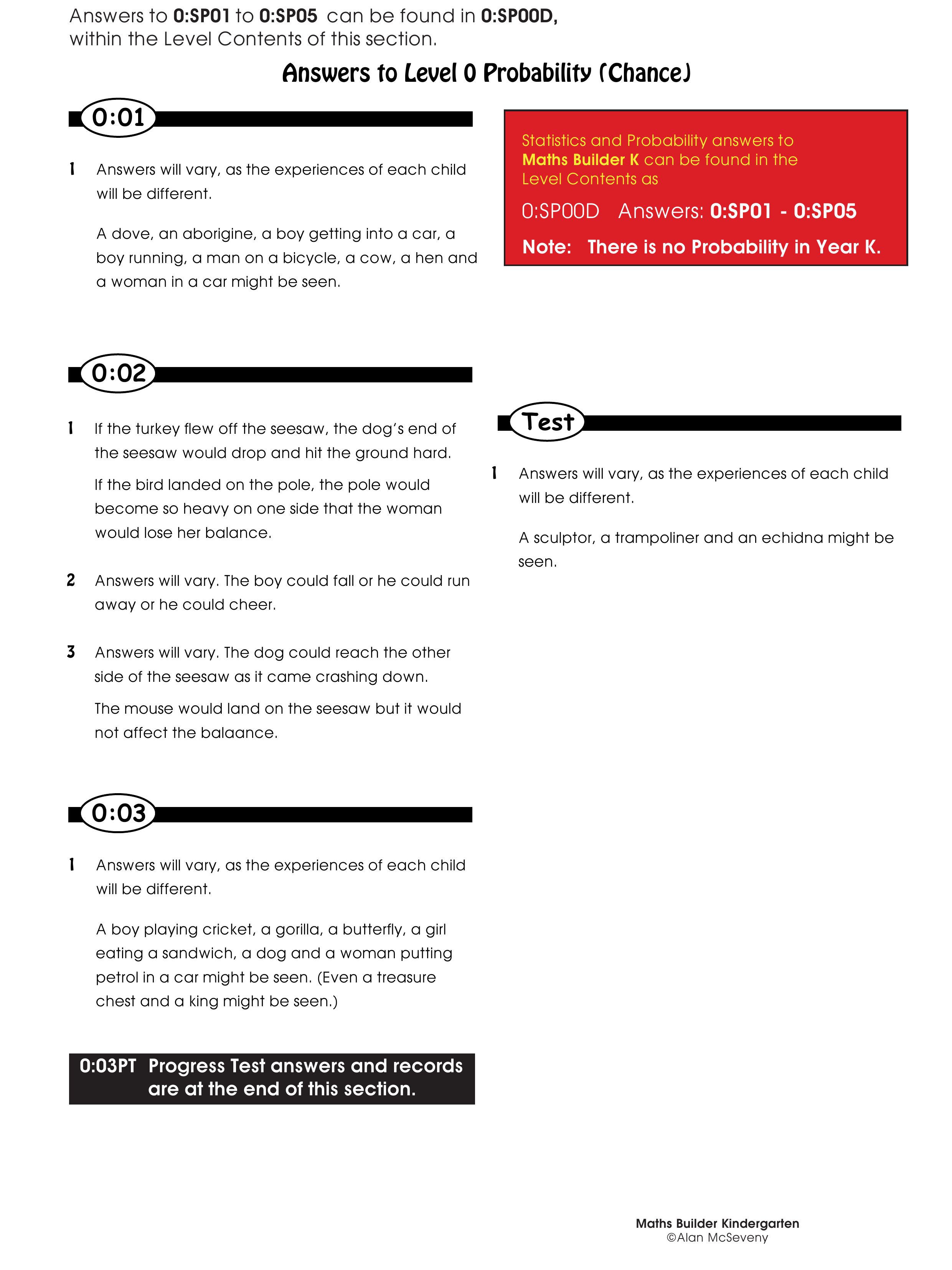 Answers — worksheet preview