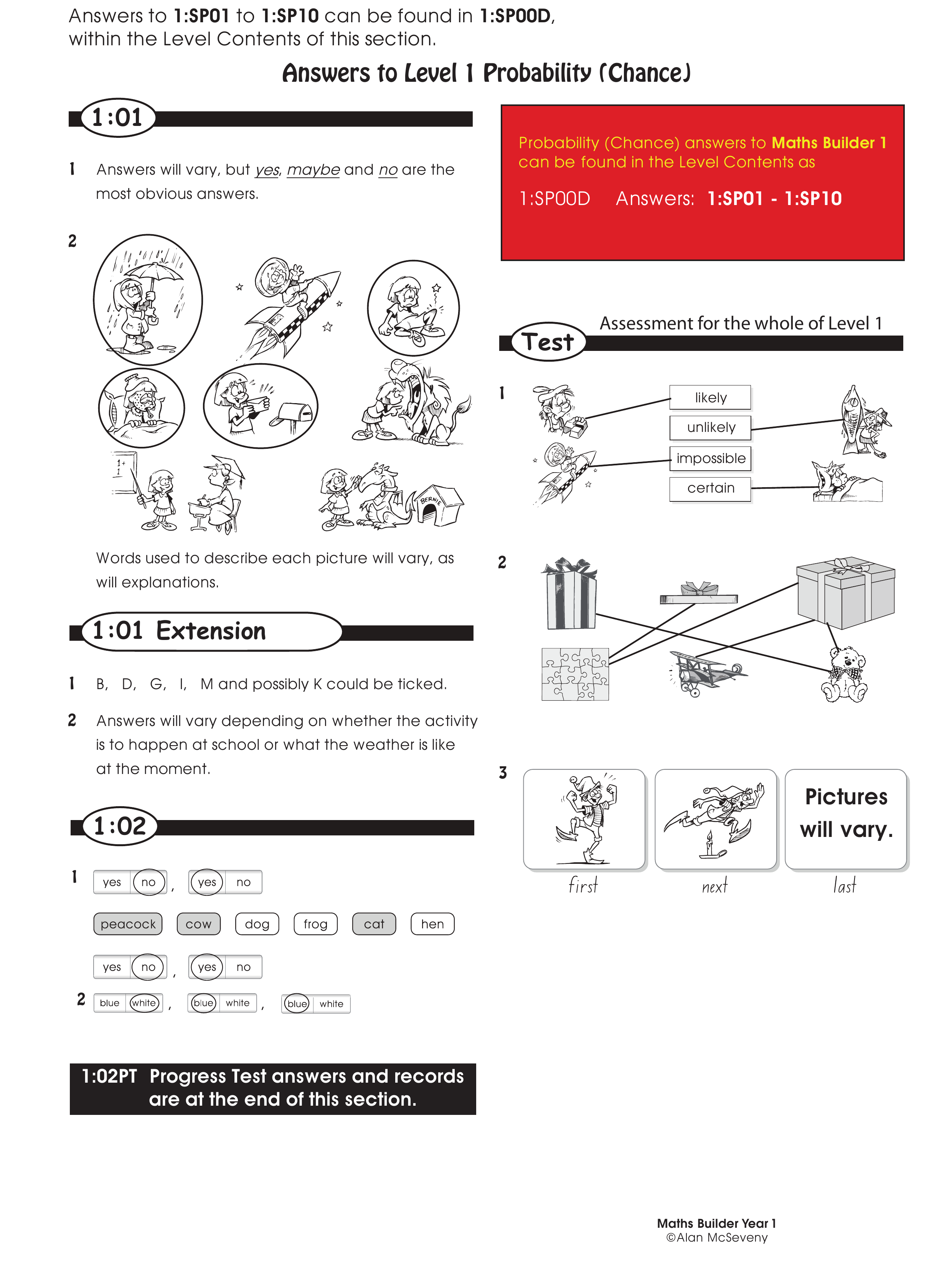 Answers — worksheet preview