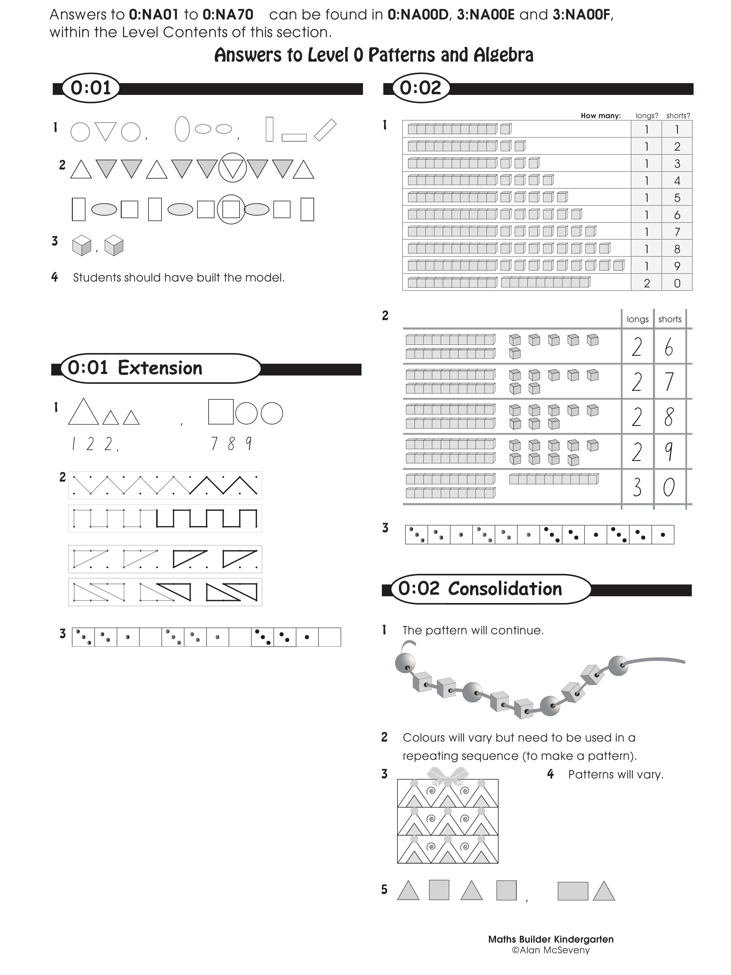 Answers — worksheet preview