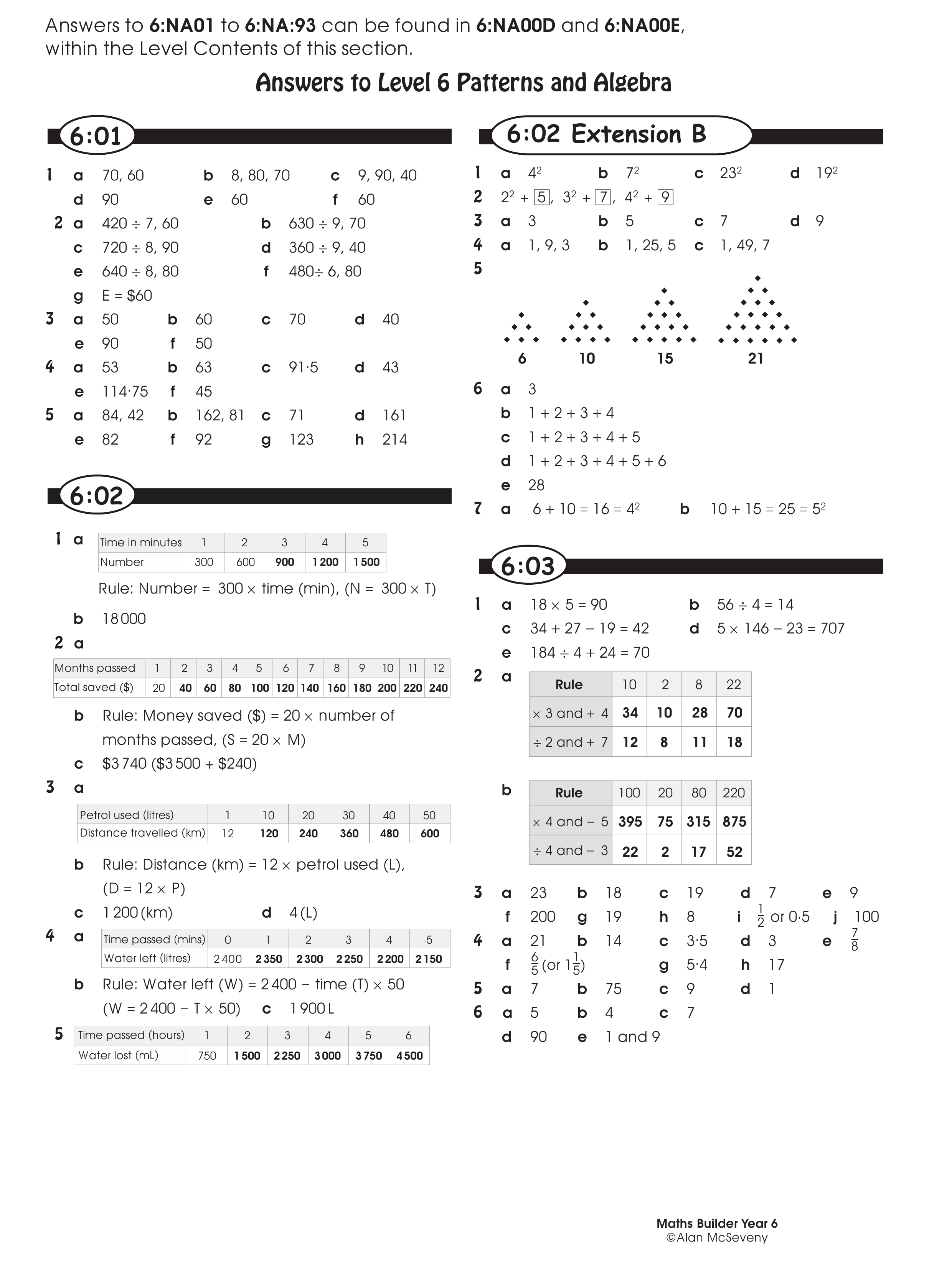 Answers — worksheet preview