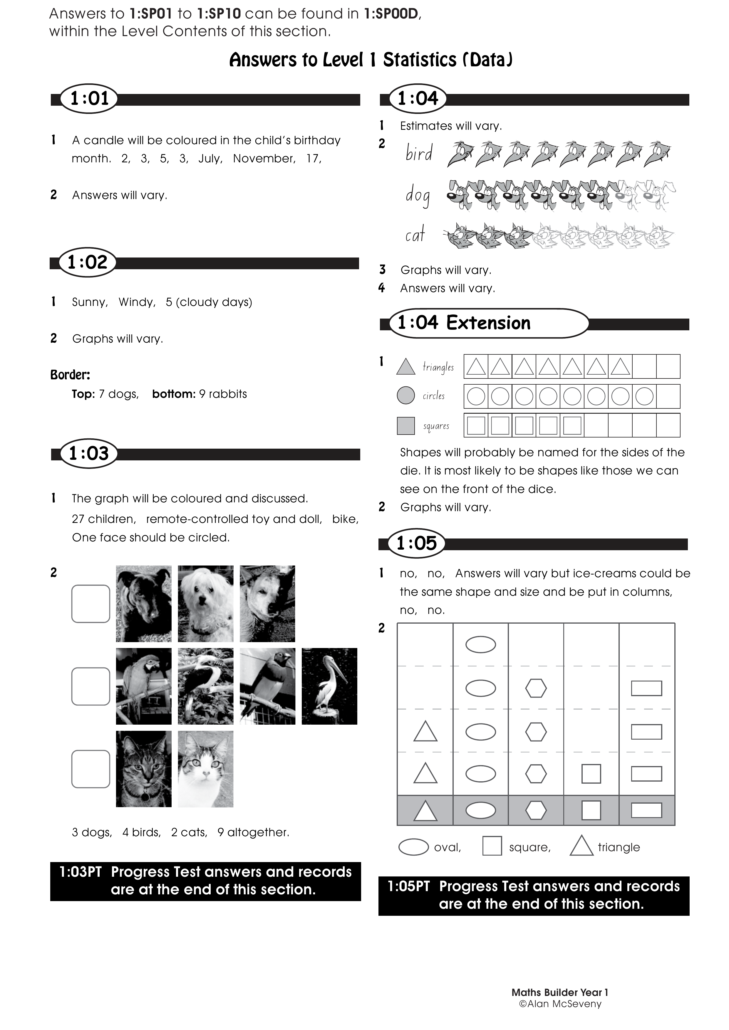 Answers — worksheet preview