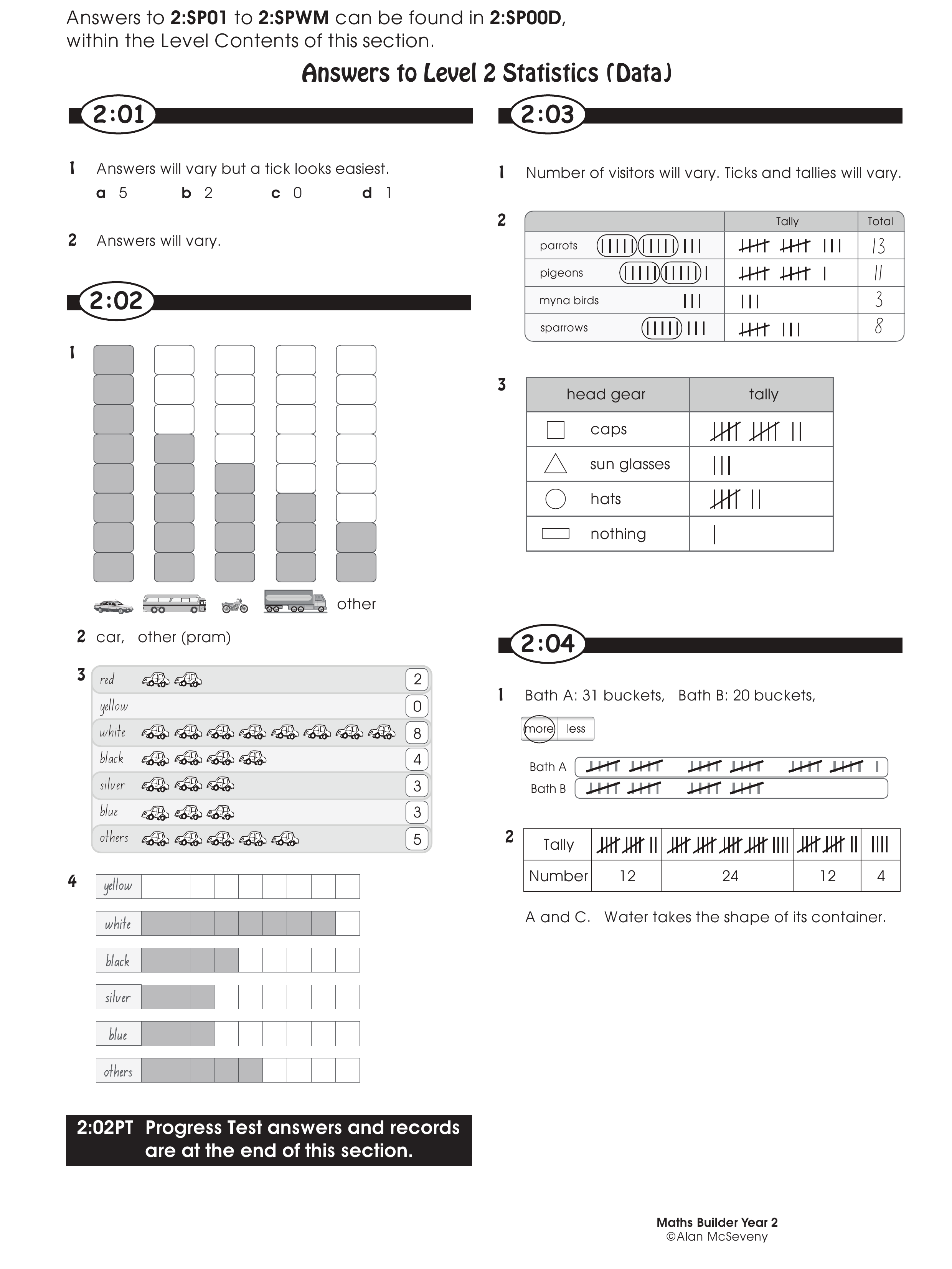 Answers — worksheet preview