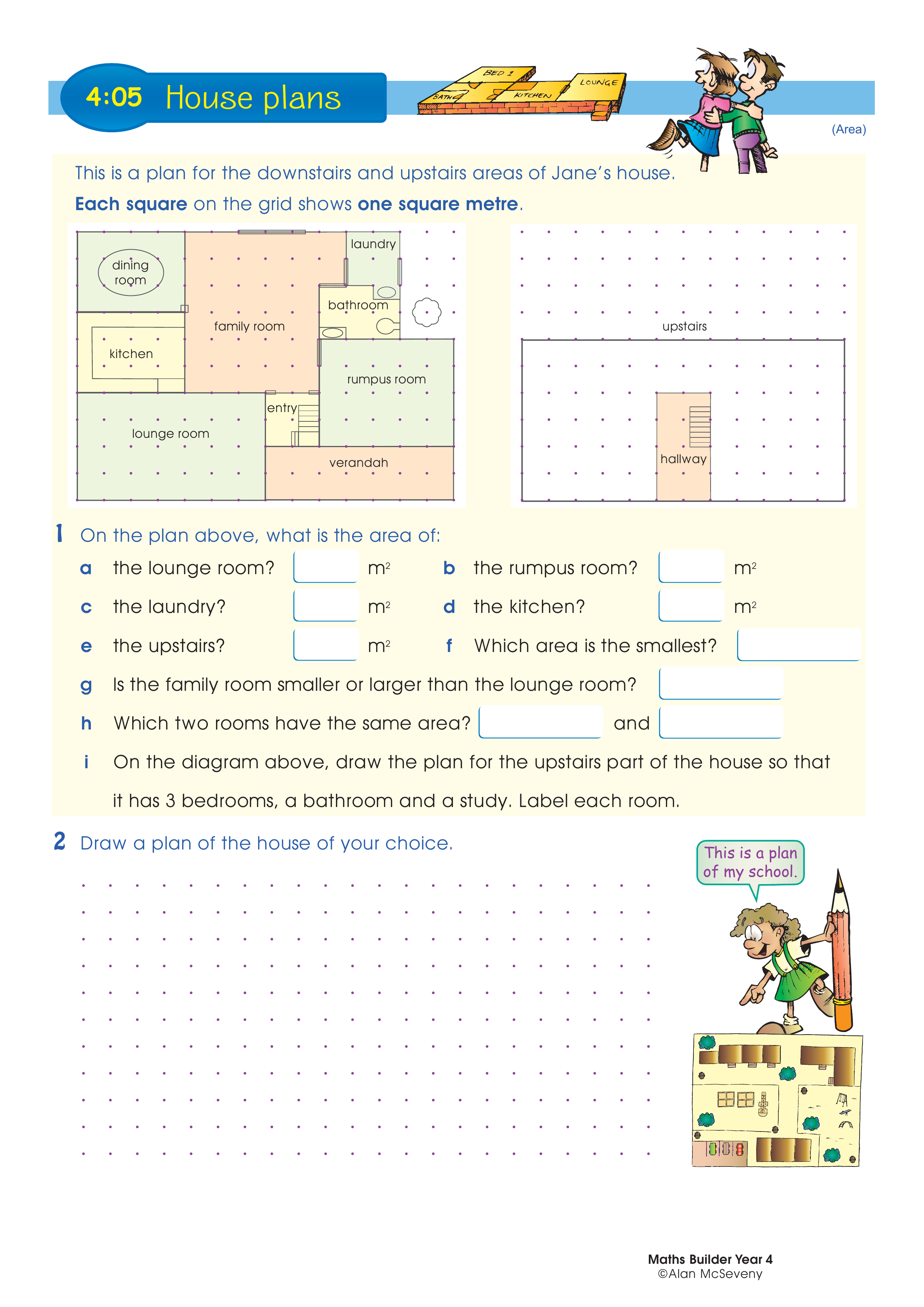 House plans — worksheet preview