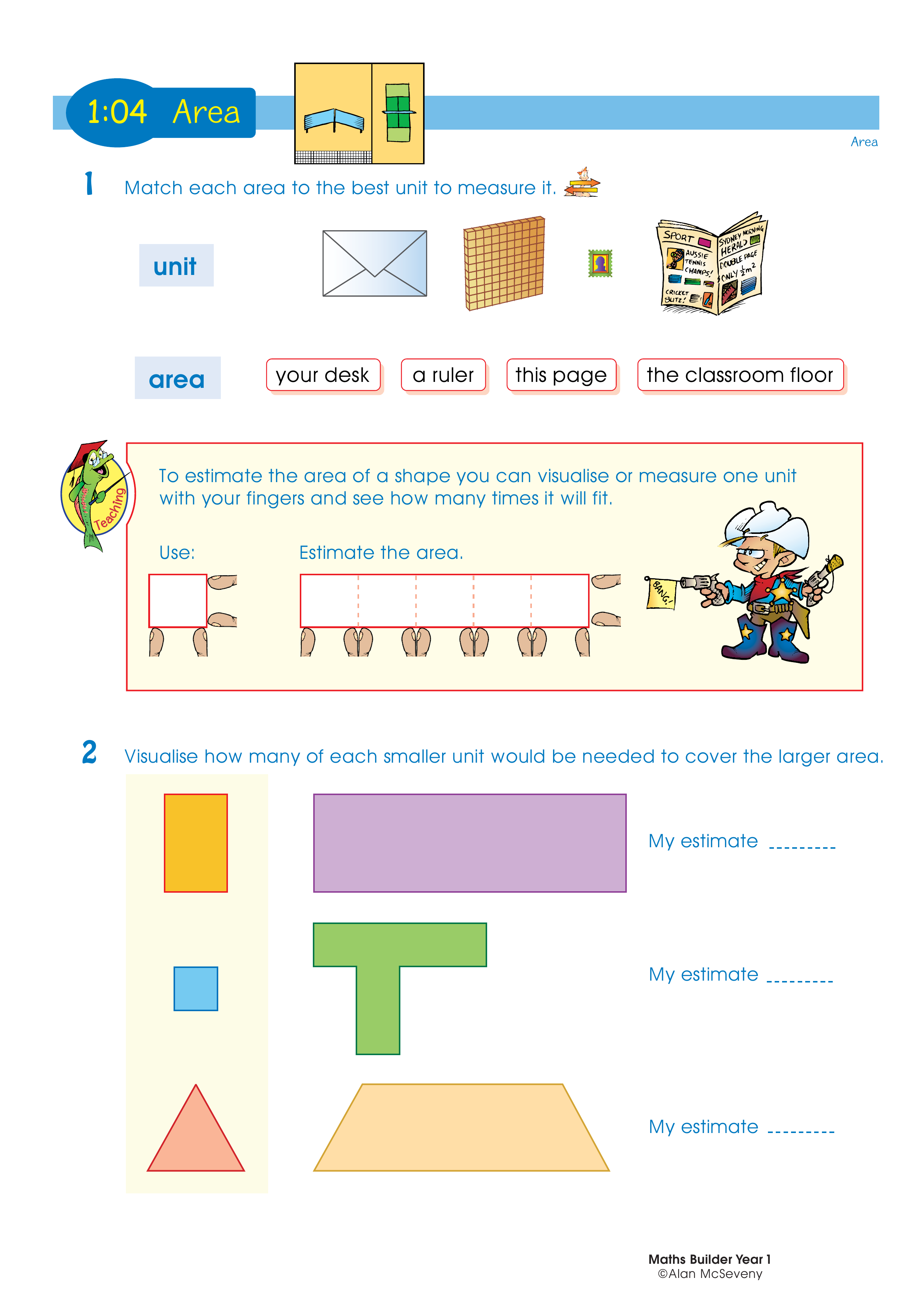 Area — worksheet preview