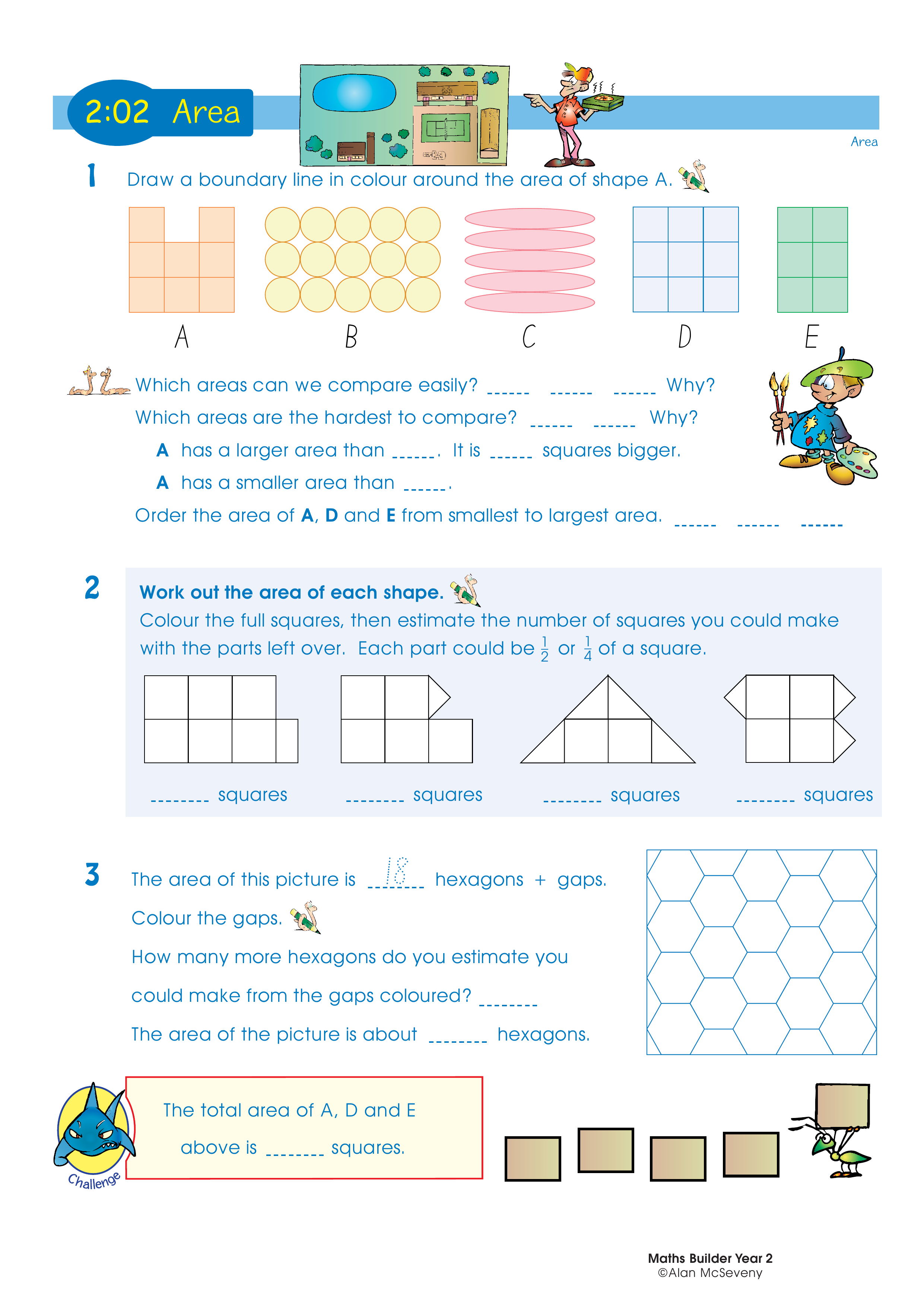 Area — worksheet preview