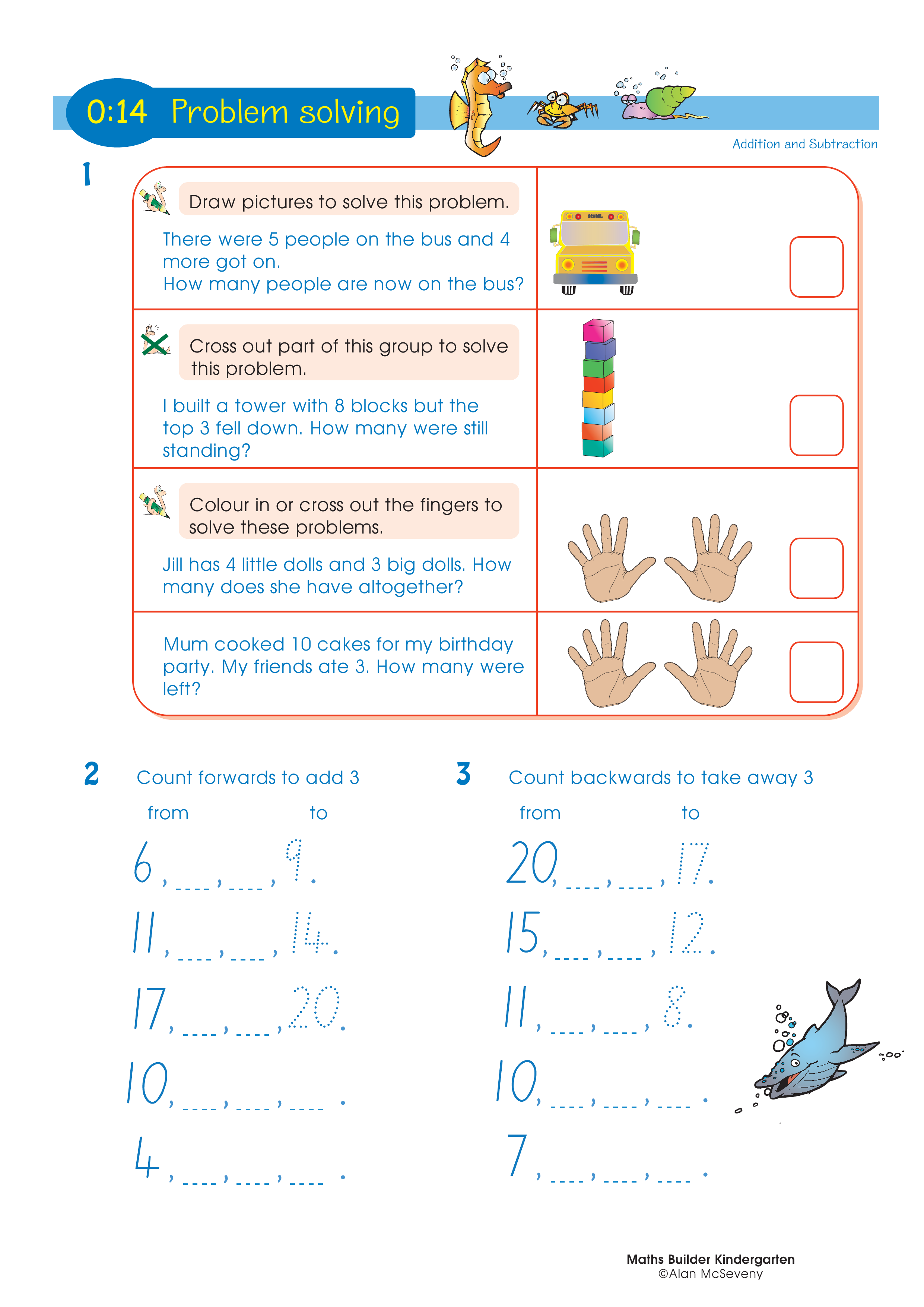 Problem solving — worksheet preview