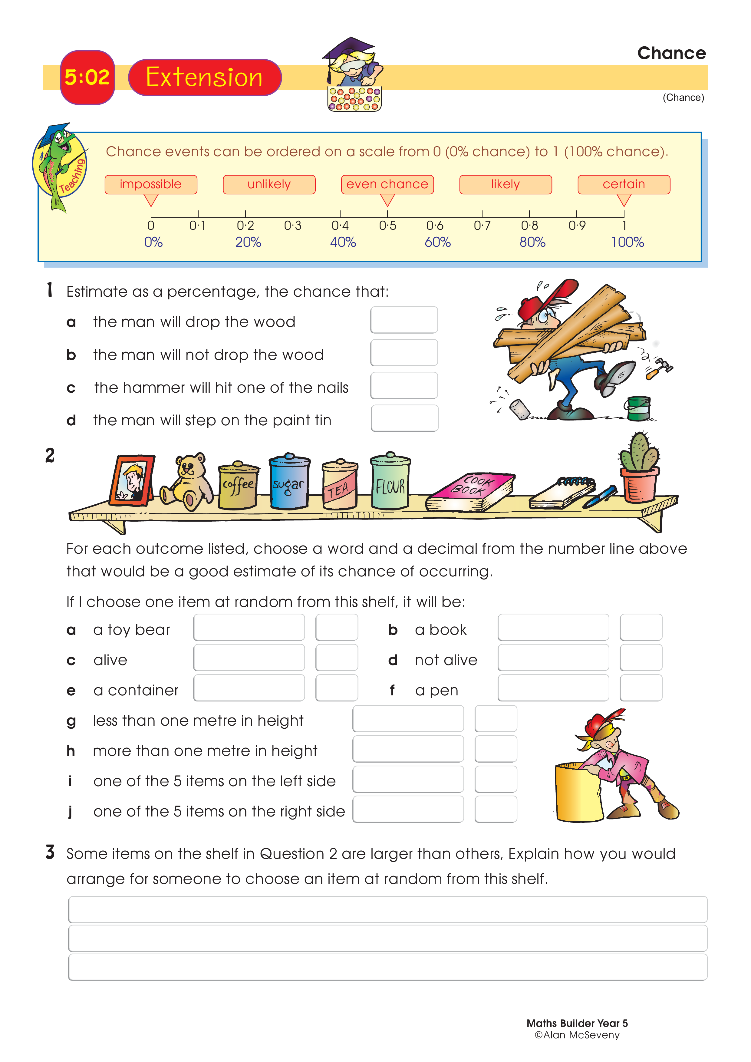 Chance — worksheet preview